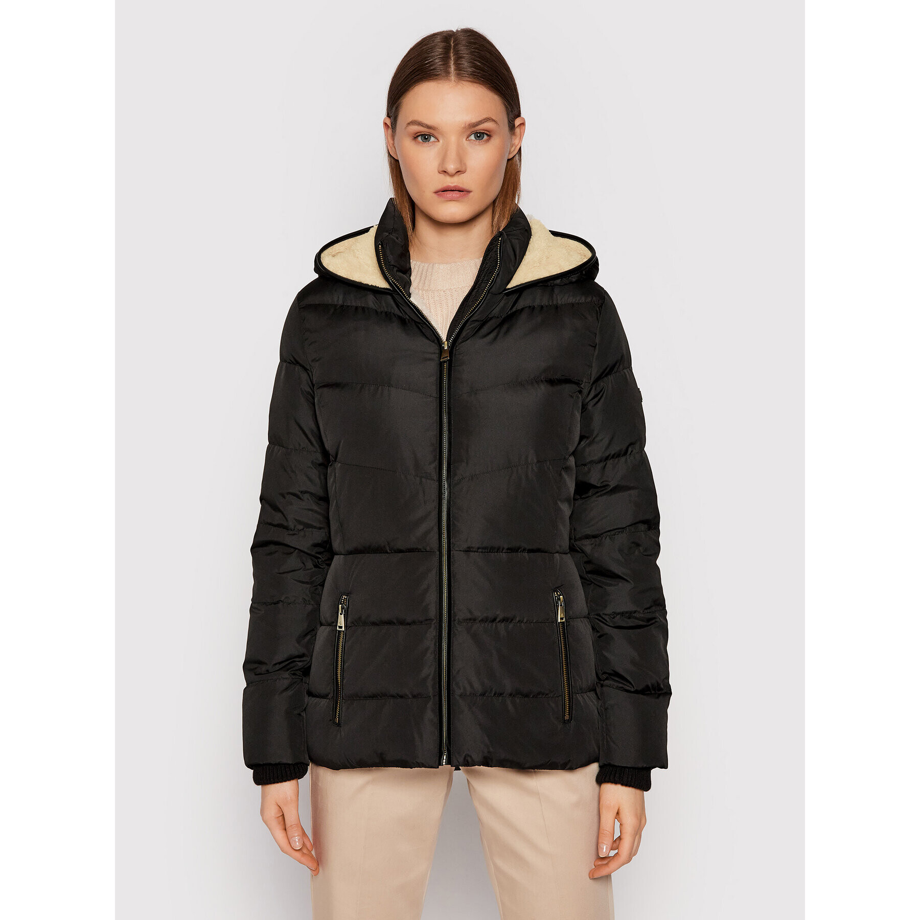 Lauren Ralph Lauren Pehelykabát 297853880001 Fekete Regular Fit - Pepit.hu