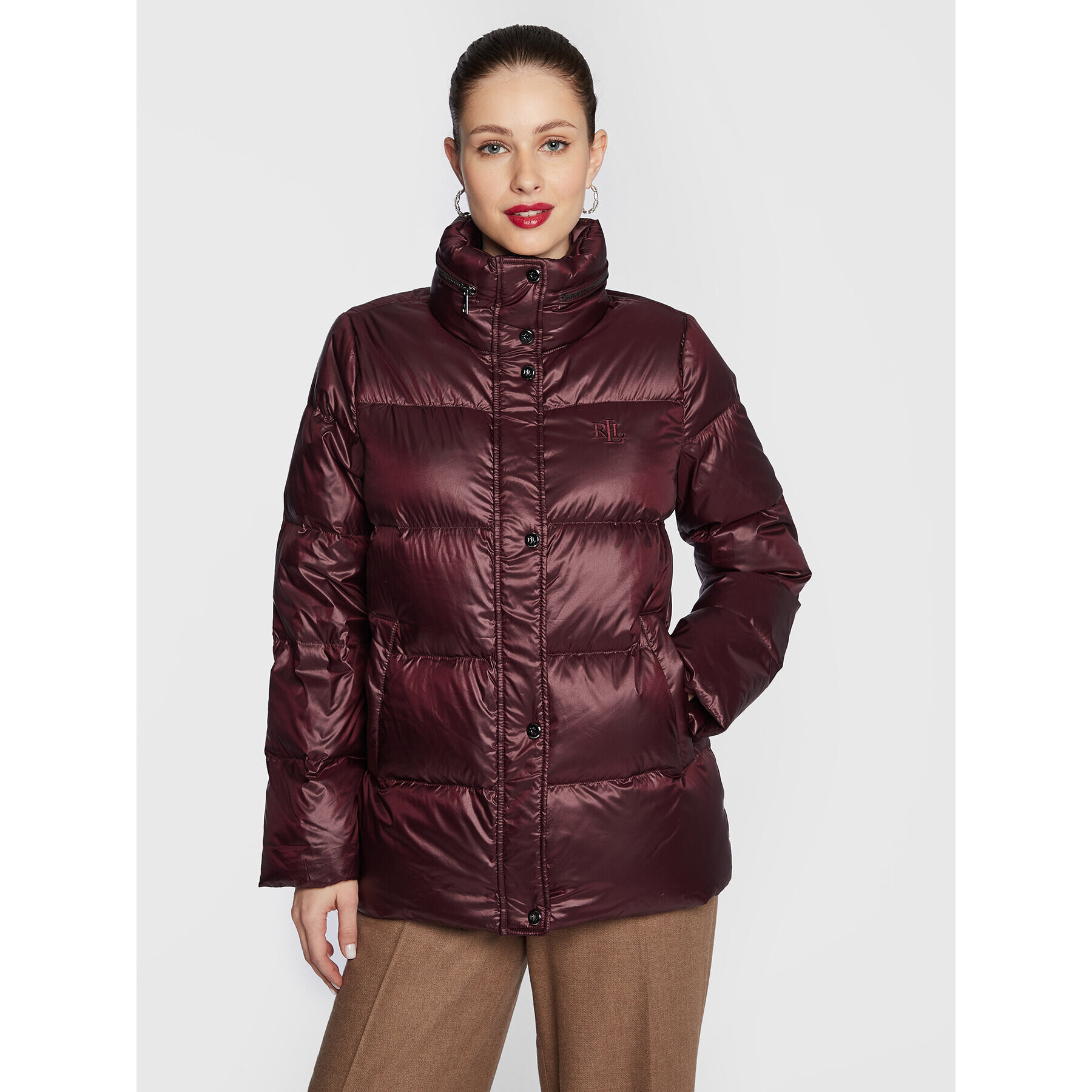 Lauren Ralph Lauren Pehelykabát 297891213003 Lila Regular Fit - Pepit.hu