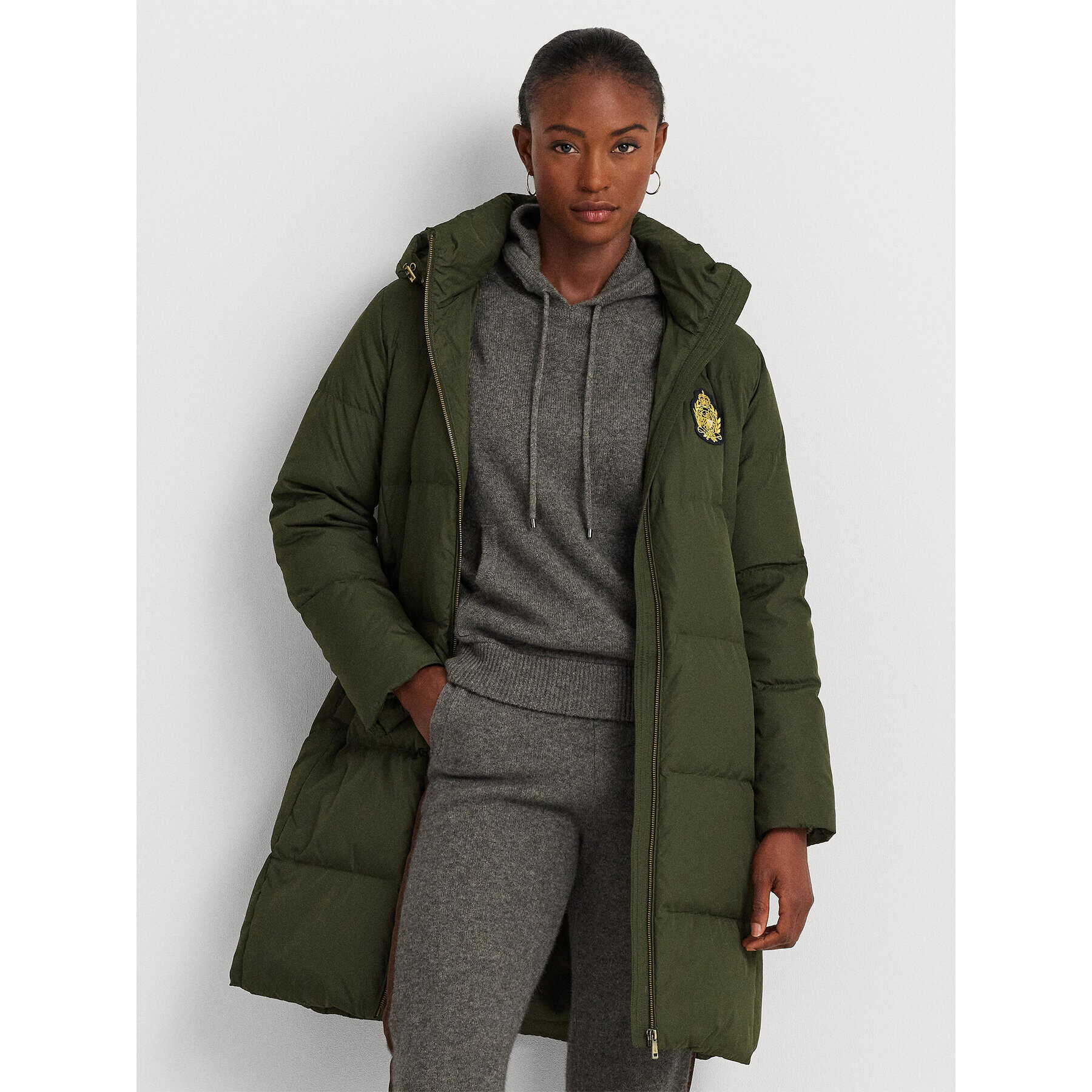 Lauren Ralph Lauren Pehelykabát 297928080003 Zöld Regular Fit - Pepit.hu