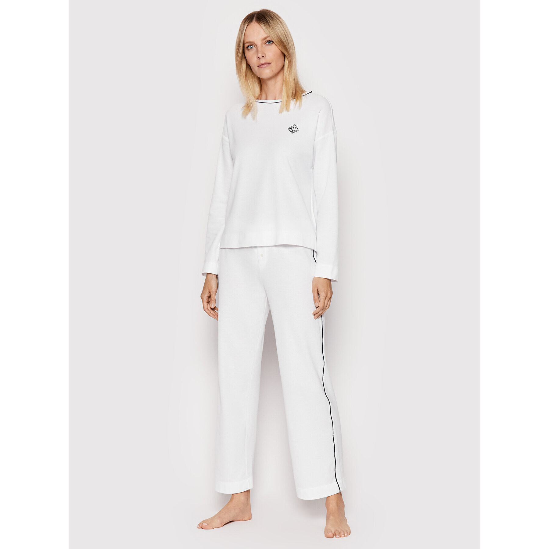 Lauren Ralph Lauren Pizsama ILN92182 Fehér Regular Fit - Pepit.hu