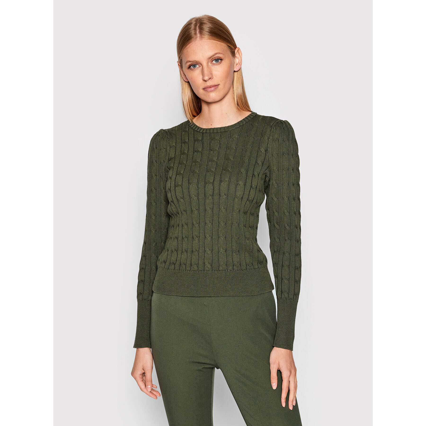 Lauren Ralph Lauren Sweater 200871985002 Zöld Regular Fit - Pepit.hu