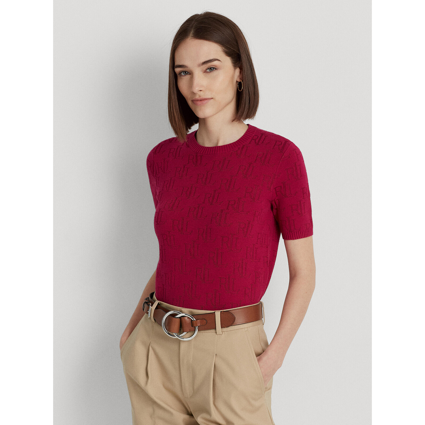 Lauren Ralph Lauren Sweater 200909156003 Rózsaszín Regular Fit - Pepit.hu