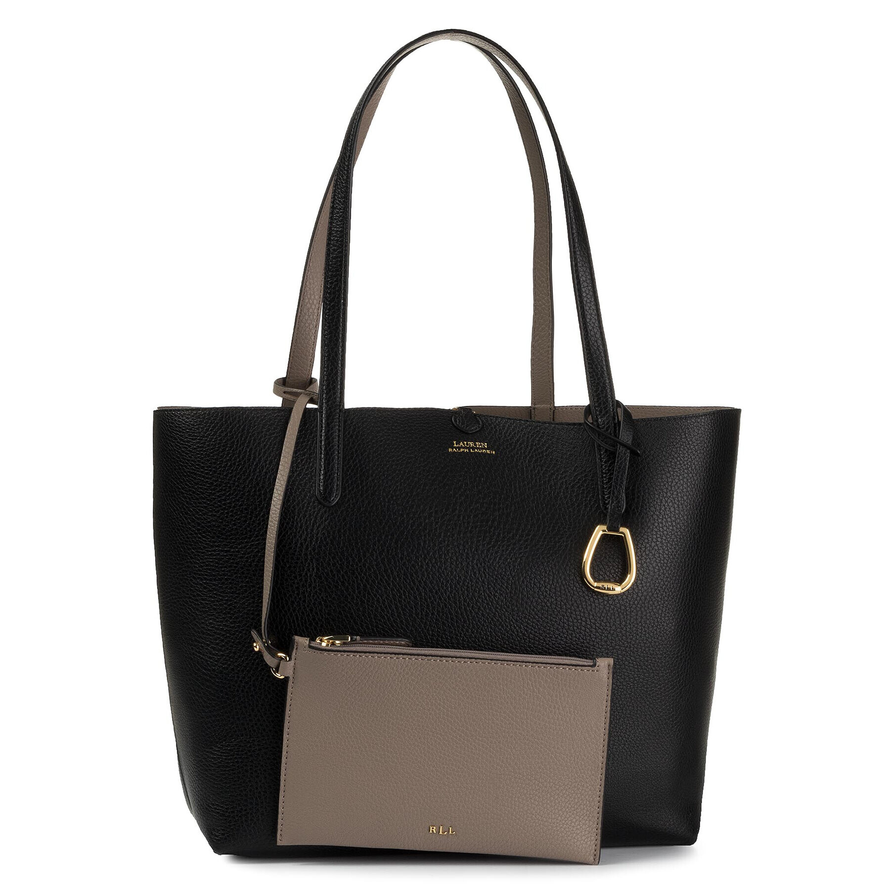 Lauren Ralph Lauren Táska Rvrsble Tote 431795329001 Fekete - Pepit.hu