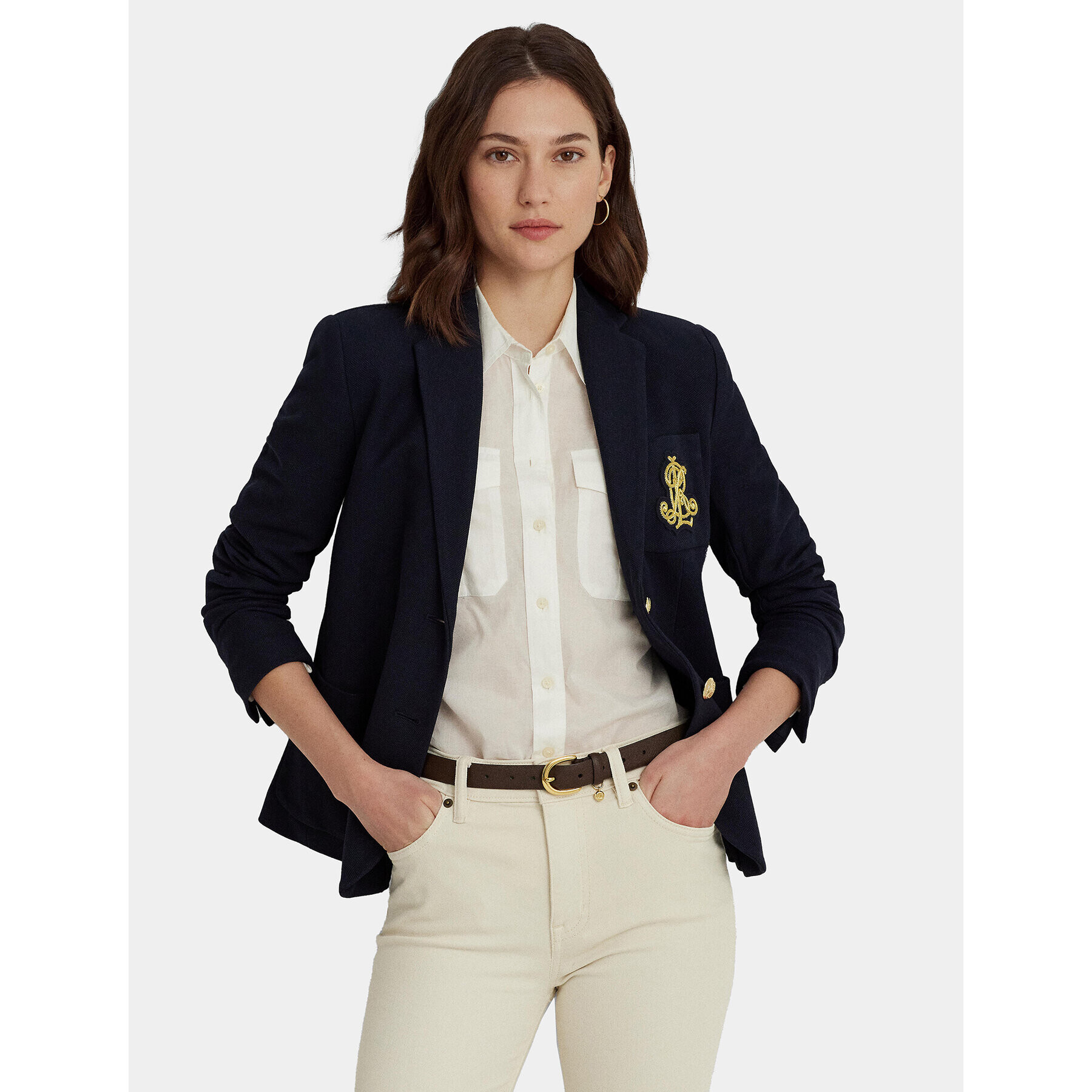 Lauren Ralph Lauren Zakó 200797305005 Sötétkék Slim Fit - Pepit.hu