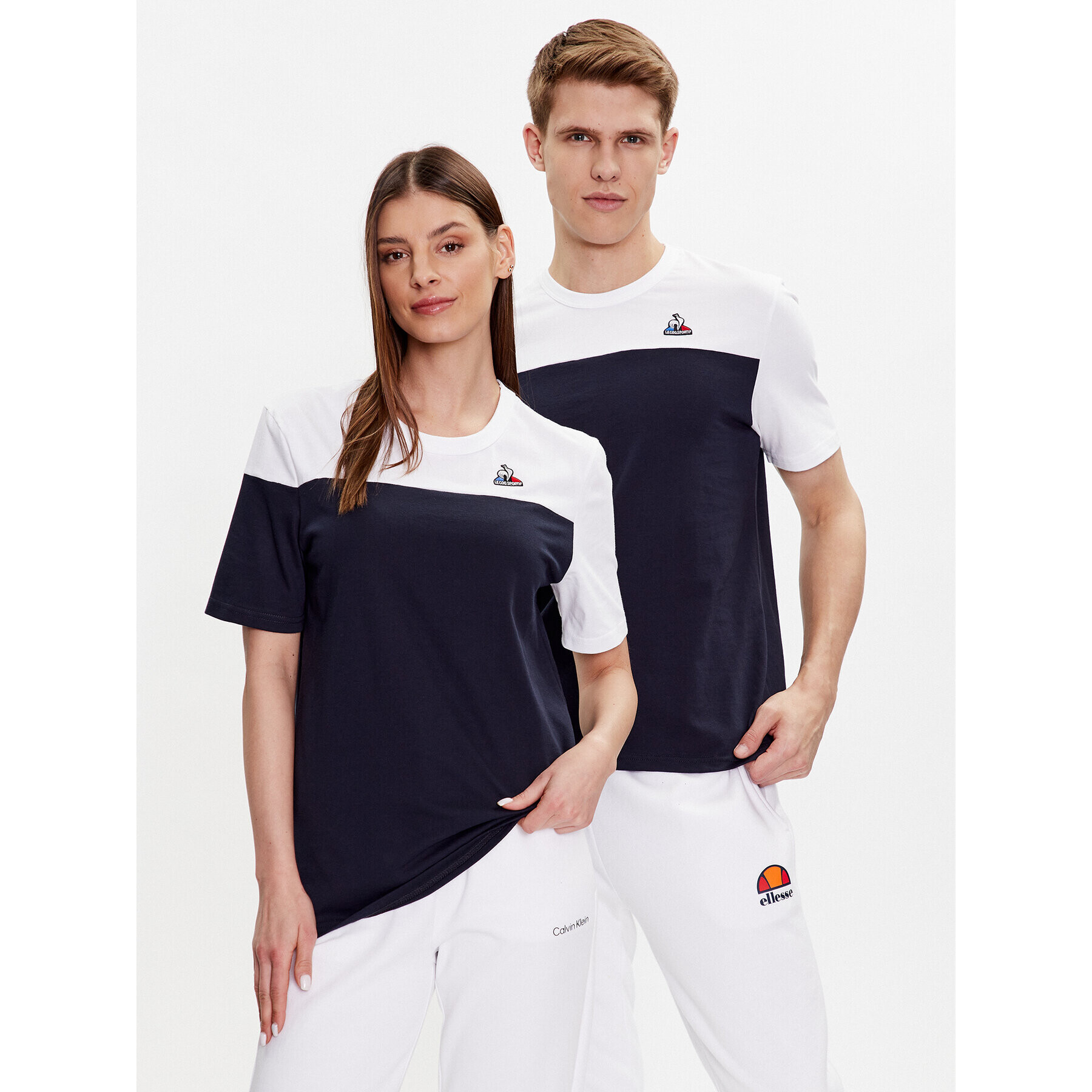 Le Coq Sportif Póló Unisex 2310518 Sötétkék Regular Fit - Pepit.hu