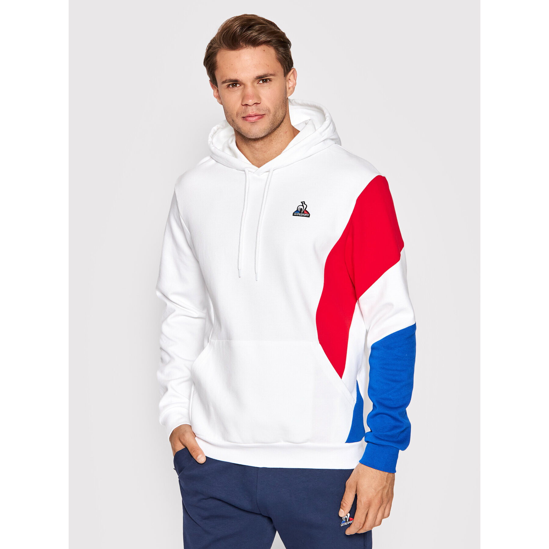 Le Coq Sportif Pulóver 2210381 Fehér Regular Fit - Pepit.hu