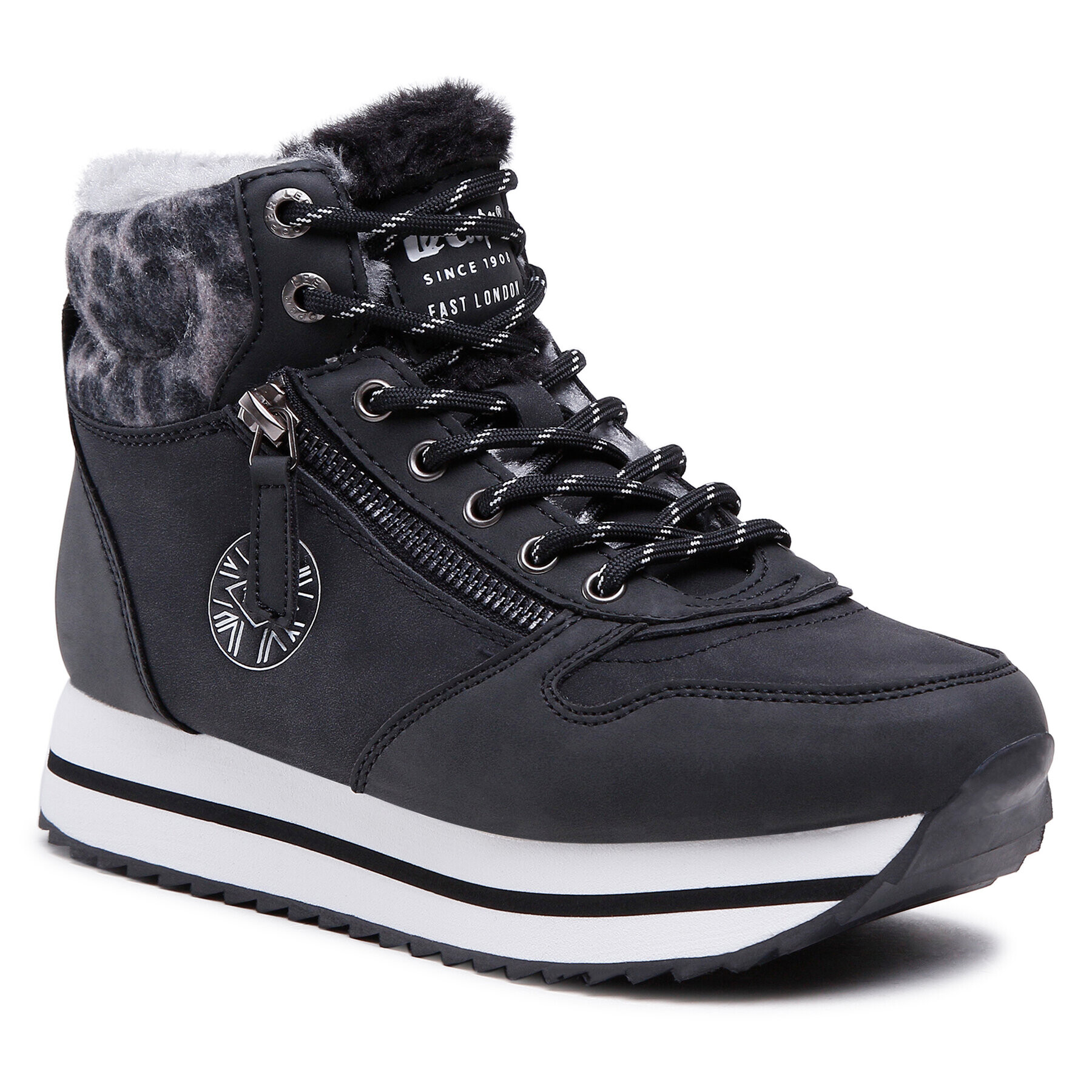 Lee Cooper Bokacsizma LCJ-22-31-1448LA Fekete - Pepit.hu