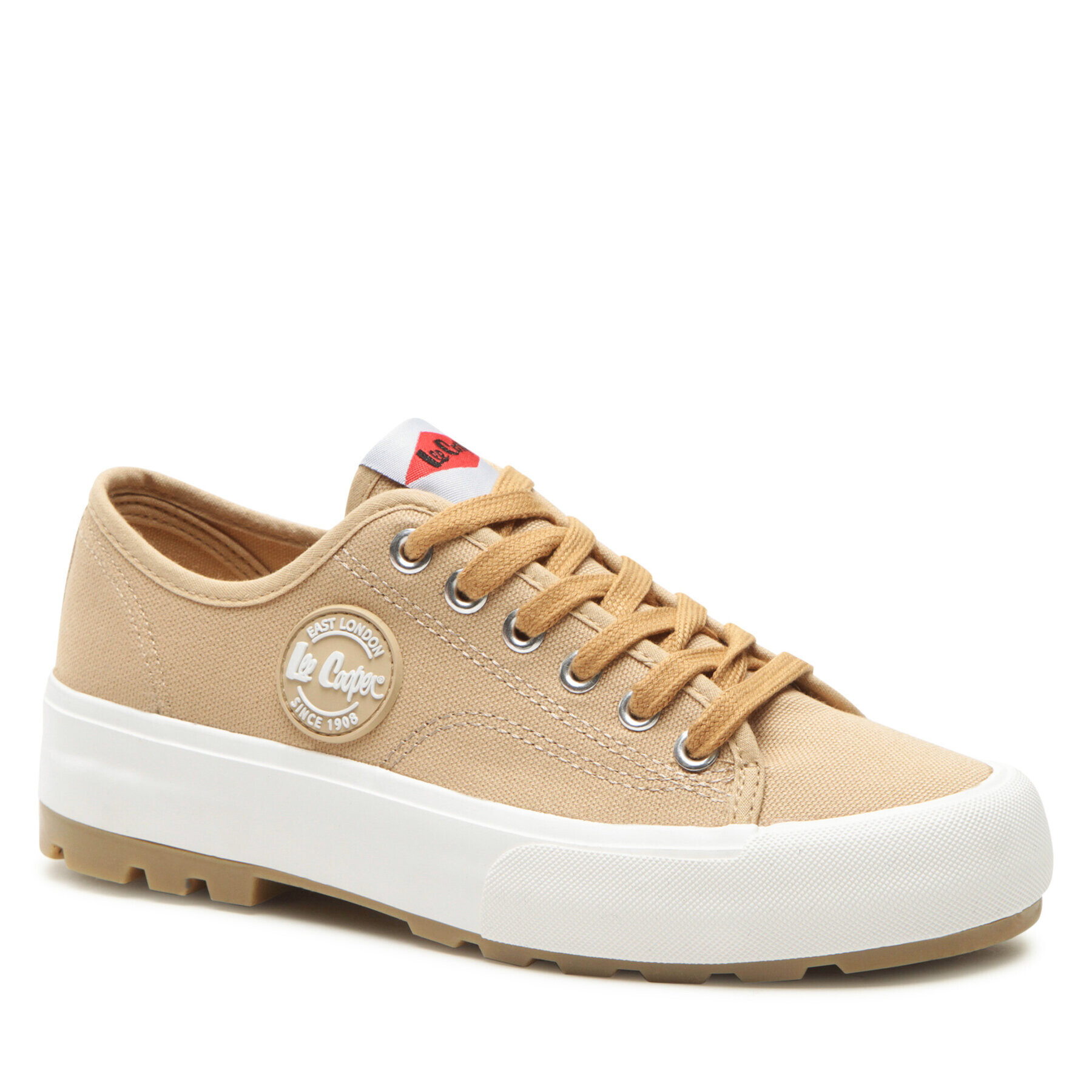 Lee Cooper Teniszcipő LCW-23-44-1655L Bézs - Pepit.hu