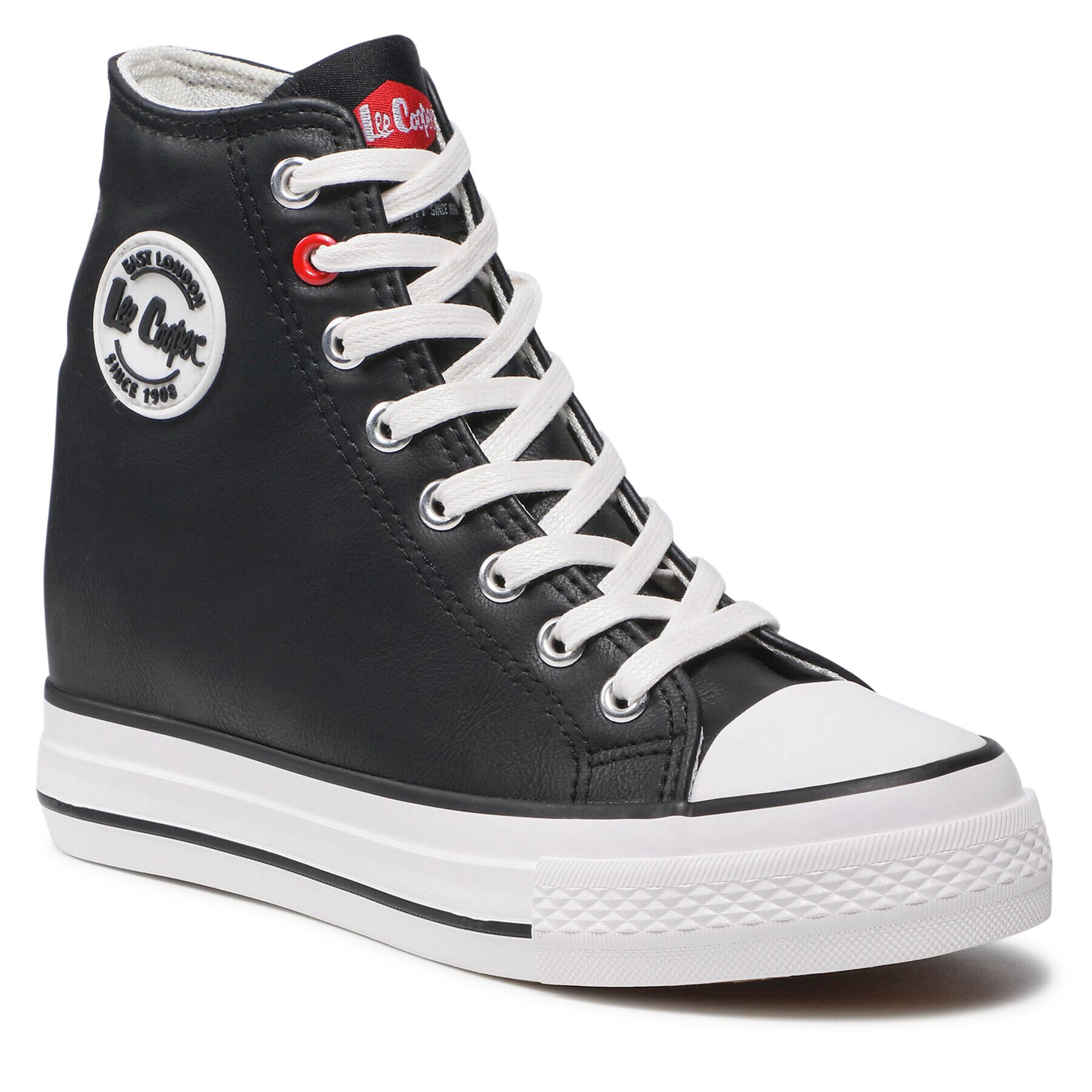 Lee Cooper Tornacipő LCJ-21-48-0701L Fekete - Pepit.hu