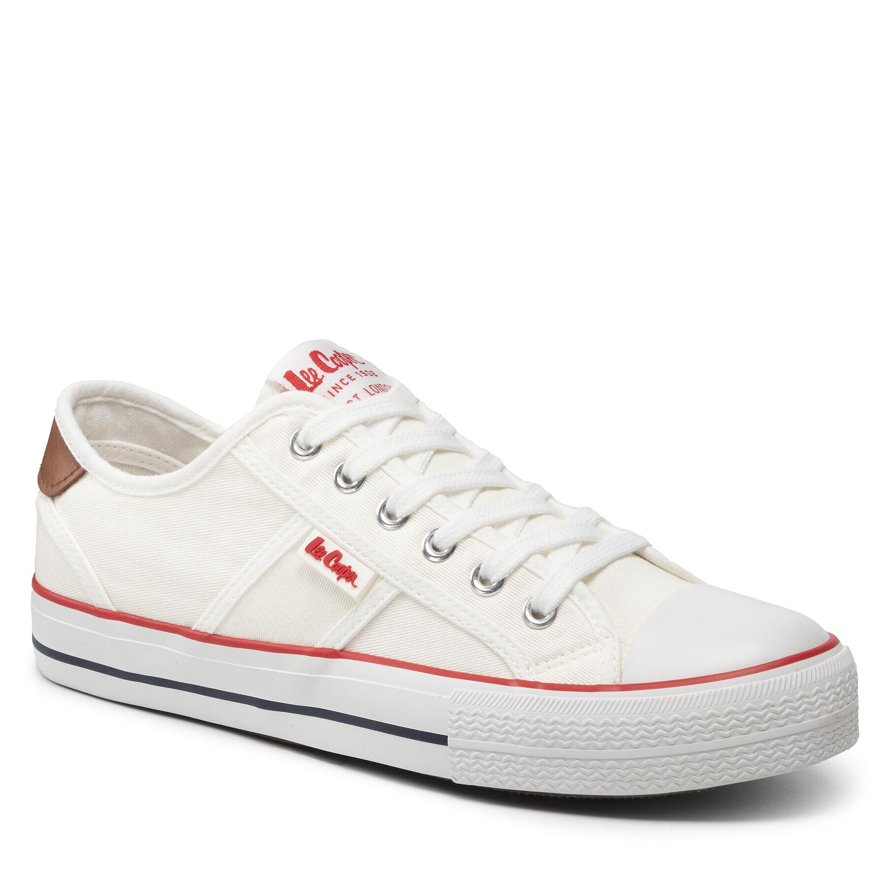 Lee Cooper Tornacipő LCW-22-31-0863M Fehér - Pepit.hu