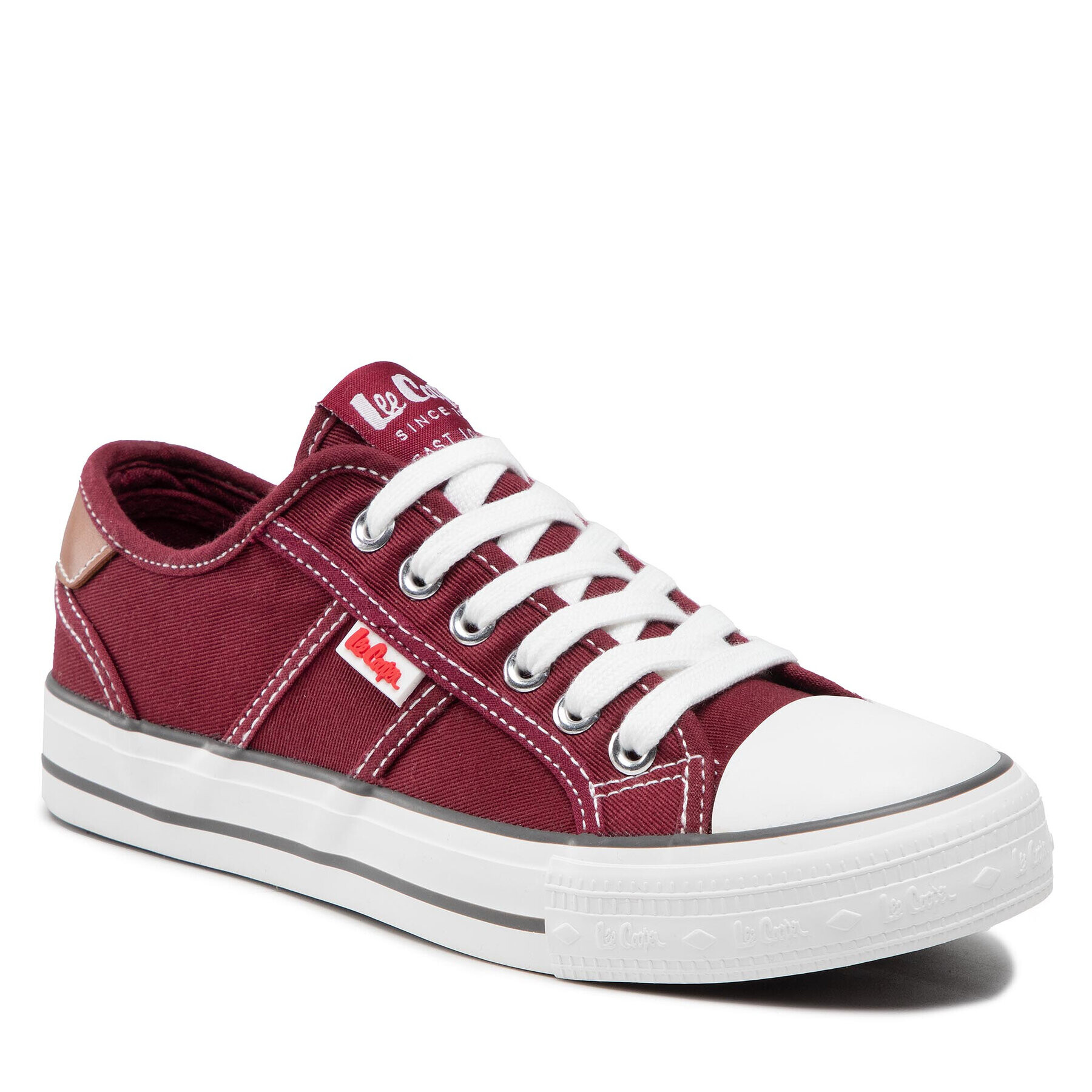 Lee Cooper Tornacipő LCW-22-31-0864LA Bordó - Pepit.hu