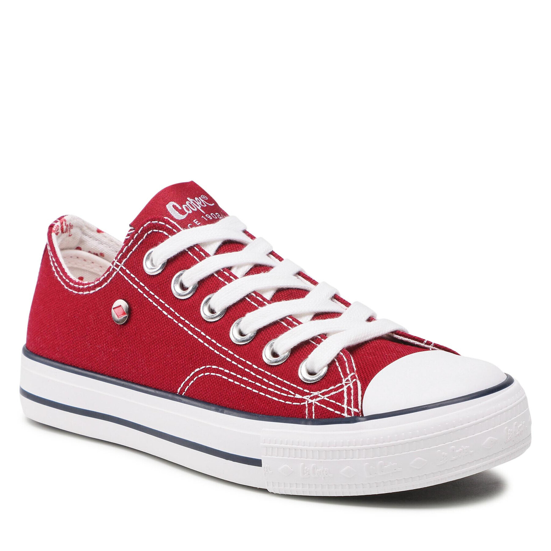 Lee Cooper Tornacipő LCW-22-31-0882LA Bordó - Pepit.hu