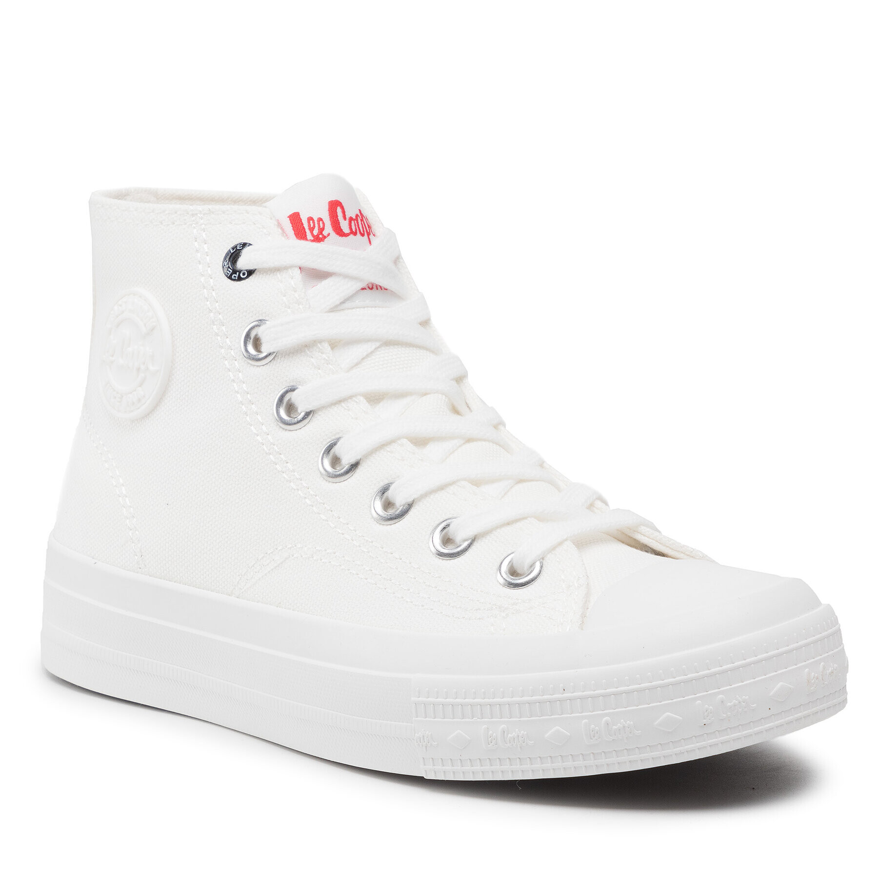 Lee Cooper Tornacipő LCW-22-31-0906LA Fehér - Pepit.hu