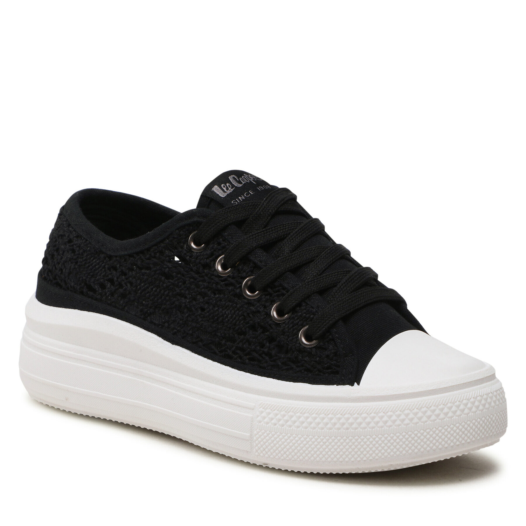 Lee Cooper Tornacipő LCW-23-44-1618L Fekete - Pepit.hu