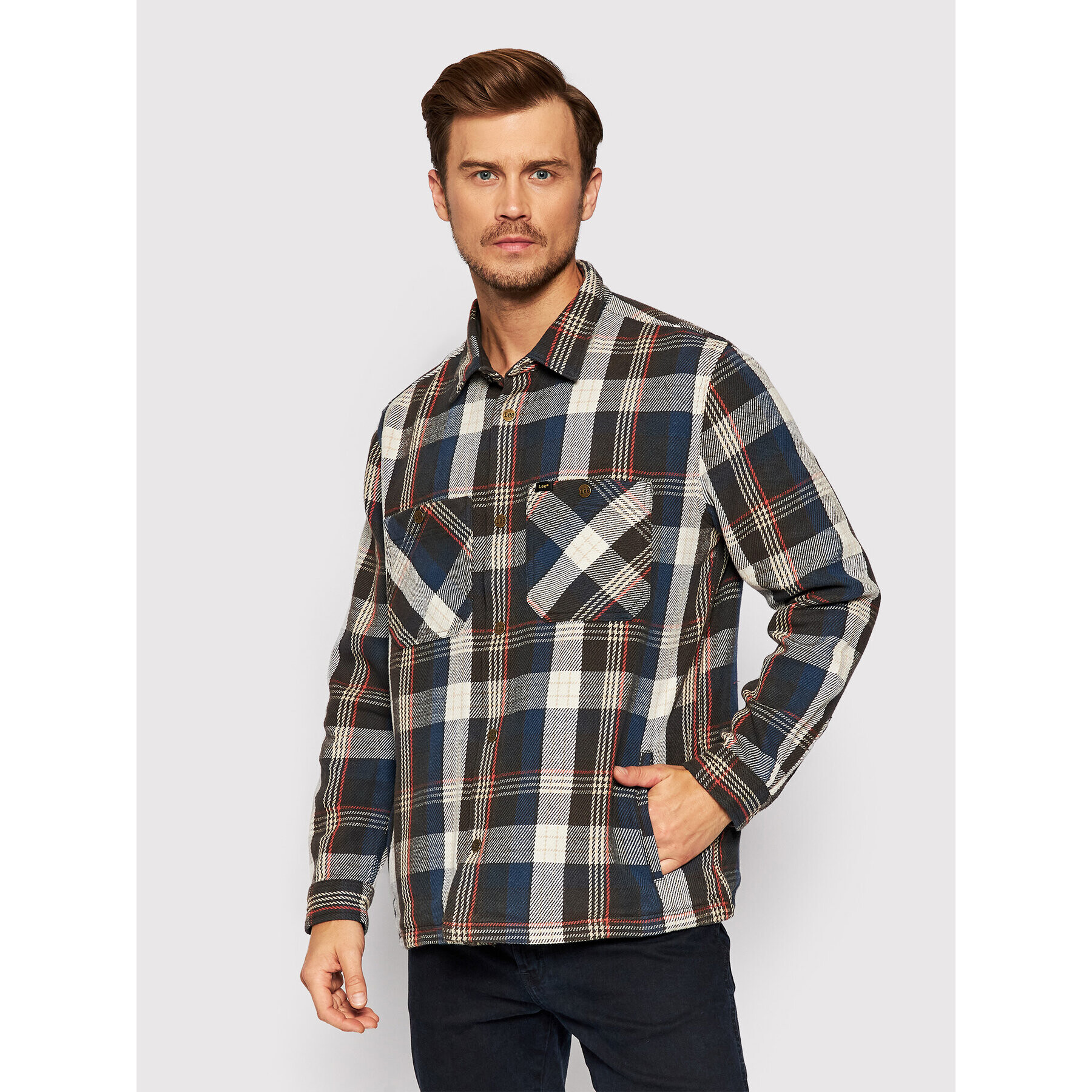 Lee Ing Western Overshirt L66BMTSS Színes Relaxed Fit - Pepit.hu