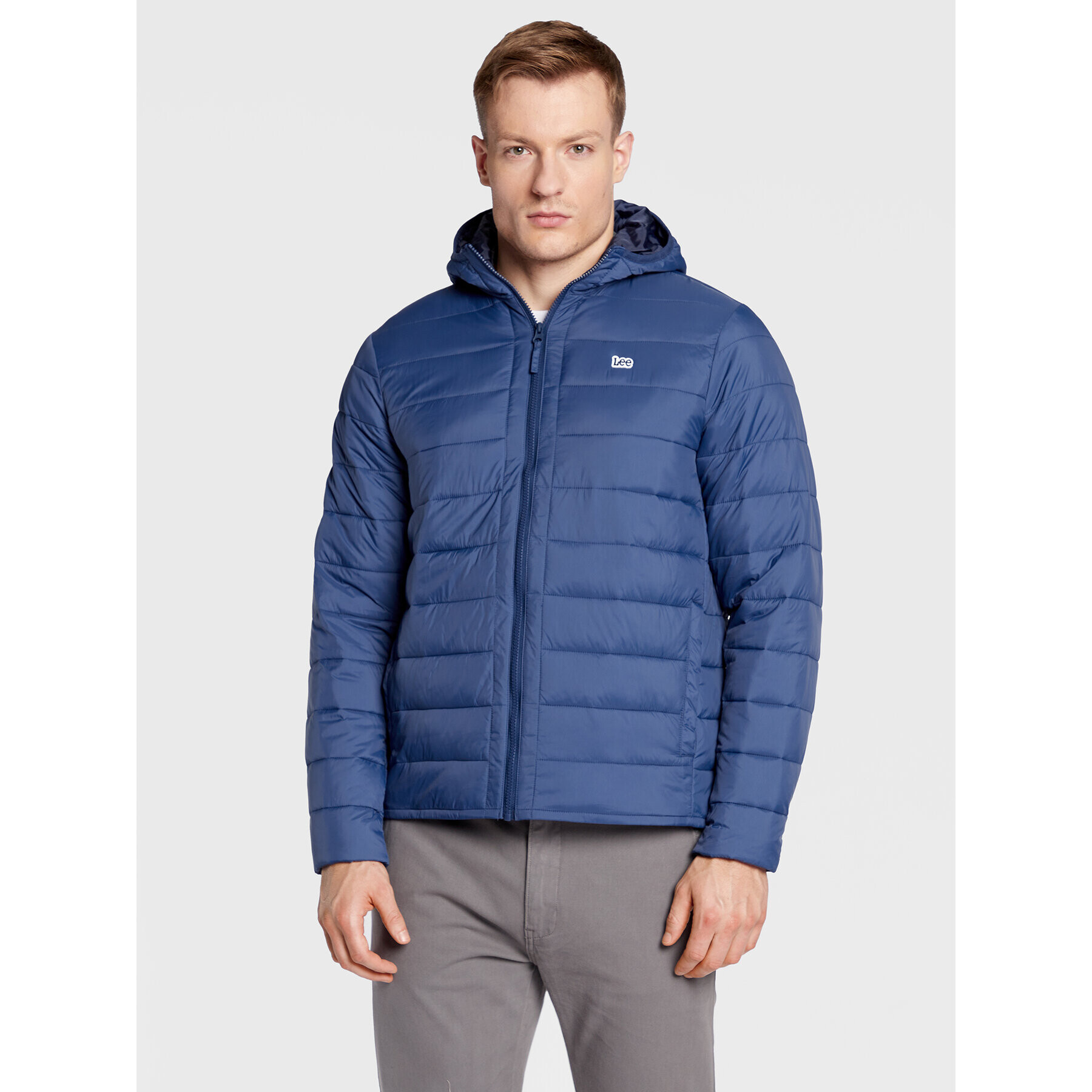 Lee Pehelykabát Light Puffer L87HSZ54 112321560 Sötétkék Regular Fit - Pepit.hu