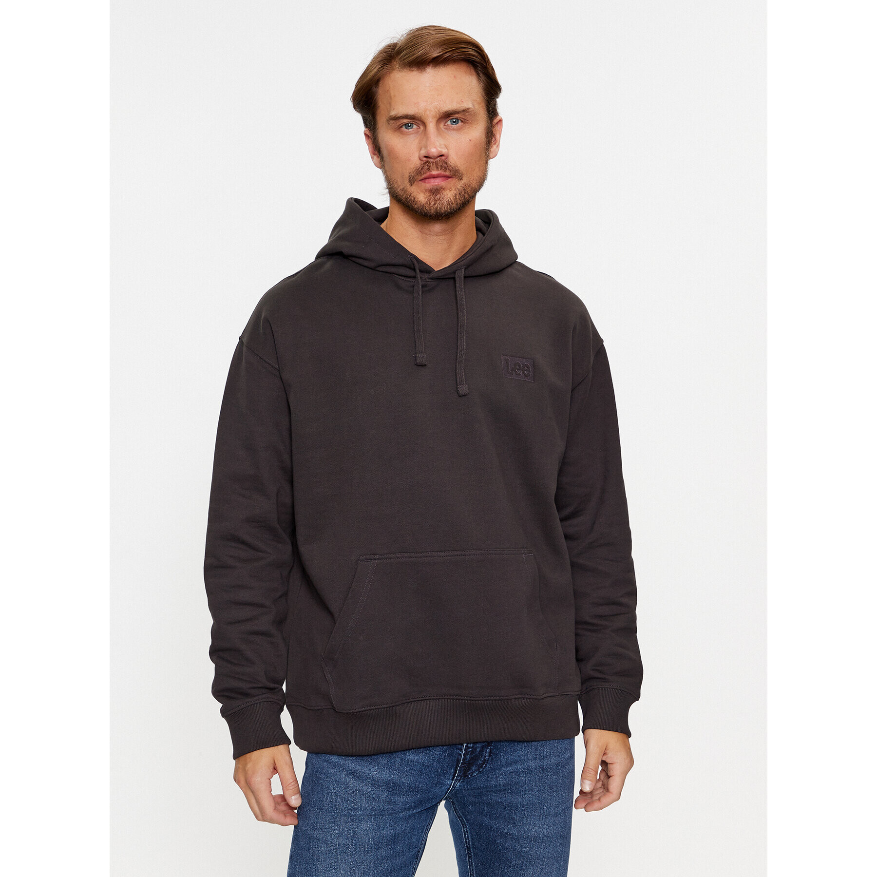 Lee Pulóver 112341677 Fekete Loose Fit - Pepit.hu