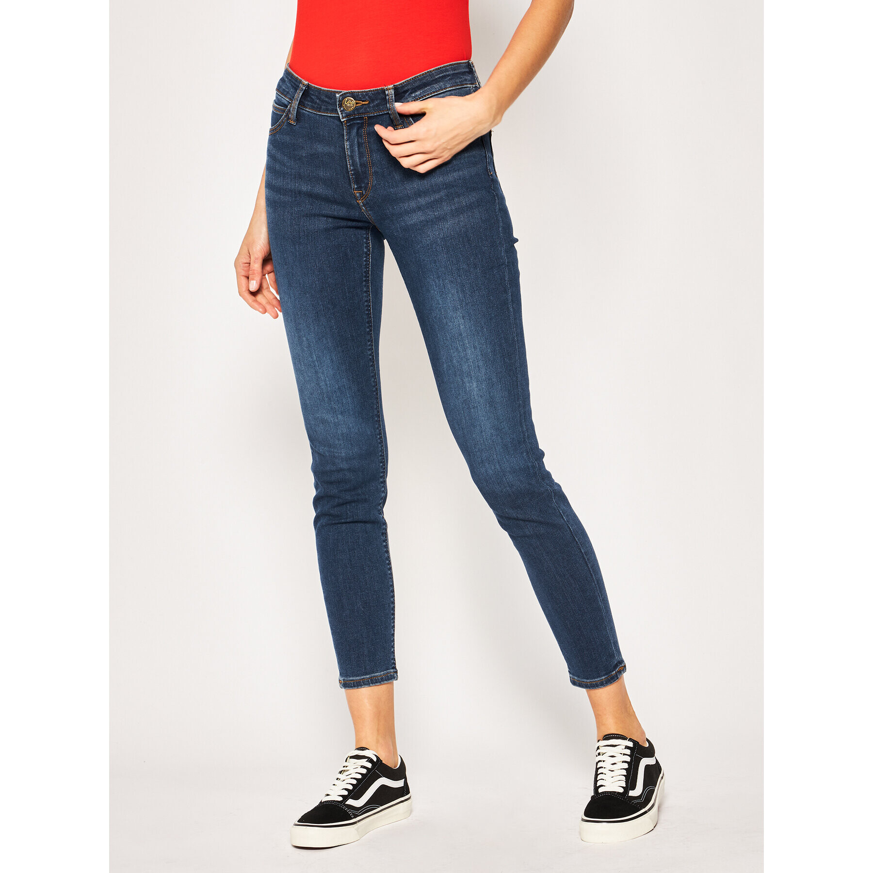 Lee Skinny Fit Farmer Scarlett L526DUIY Sötétkék Skinny Fit - Pepit.hu