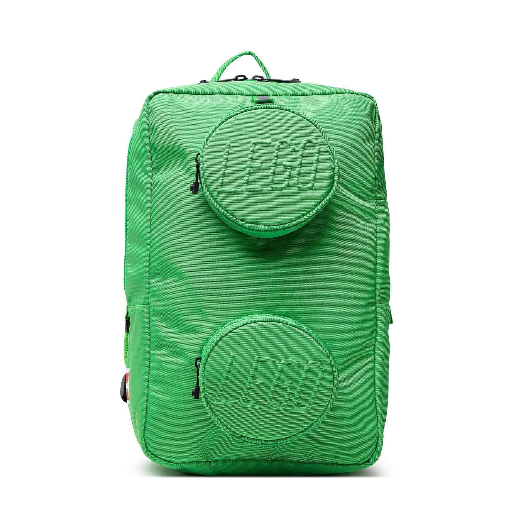 LEGO Hátizsák Brick 1x2 Backpack 20204-0037 Zöld - Pepit.hu