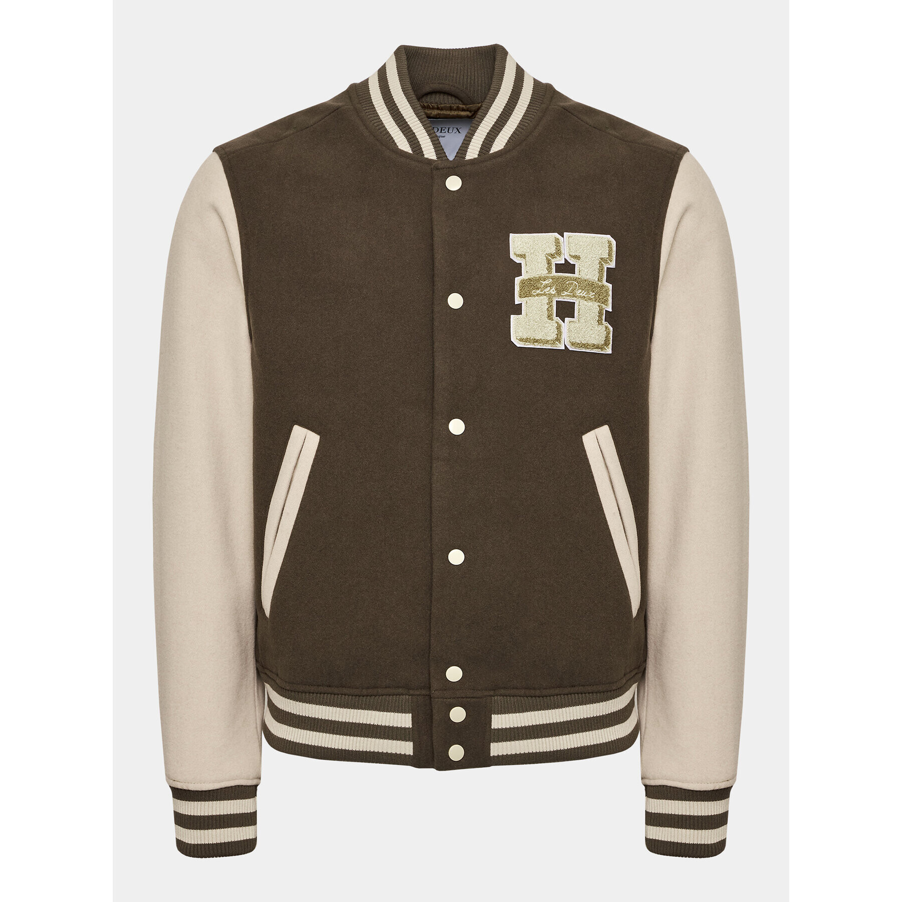 Les Deux Bomber dzseki Varsity LDM610070 Barna Regular Fit - Pepit.hu