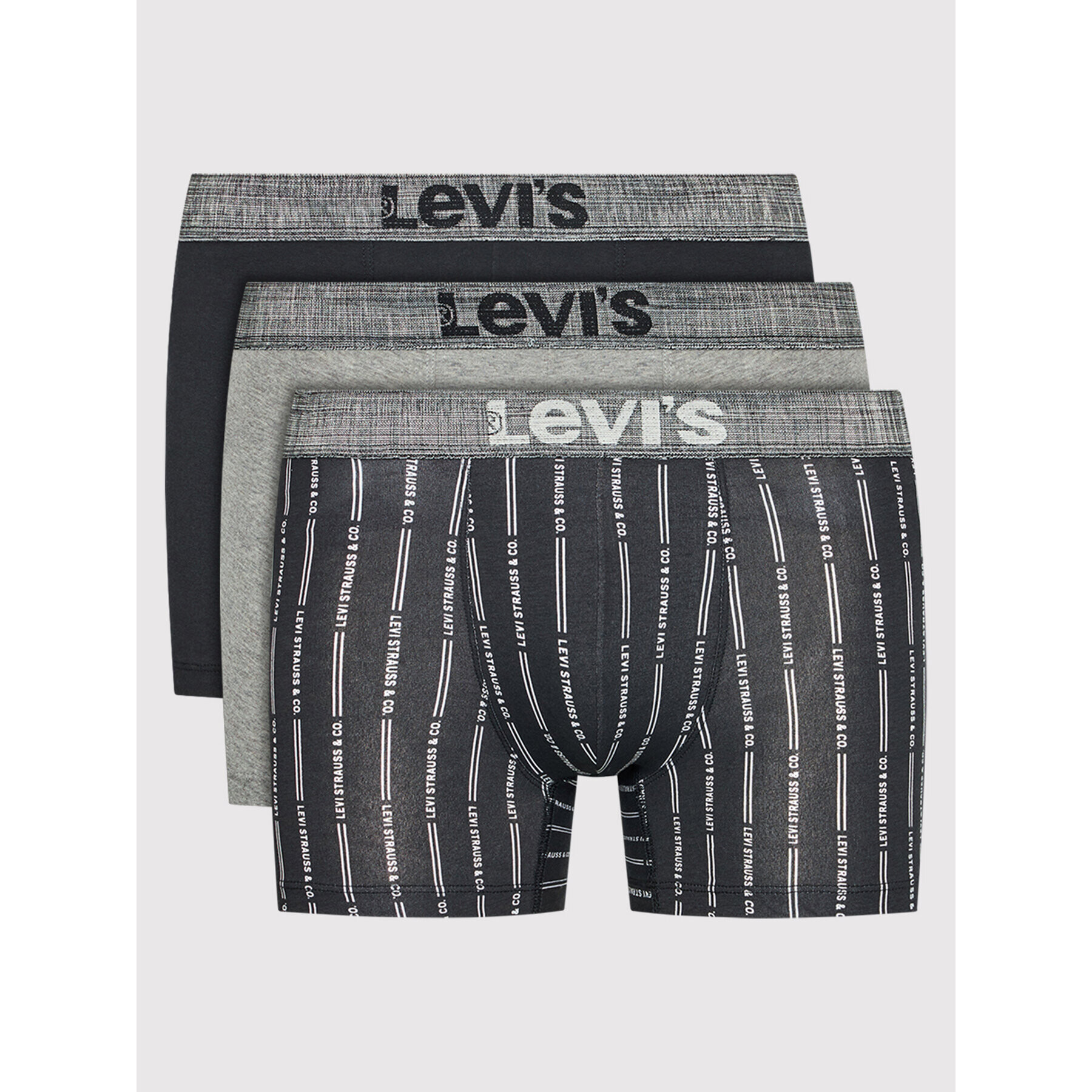 Levi's® 3 darab boxer 701203917 Fekete - Pepit.hu