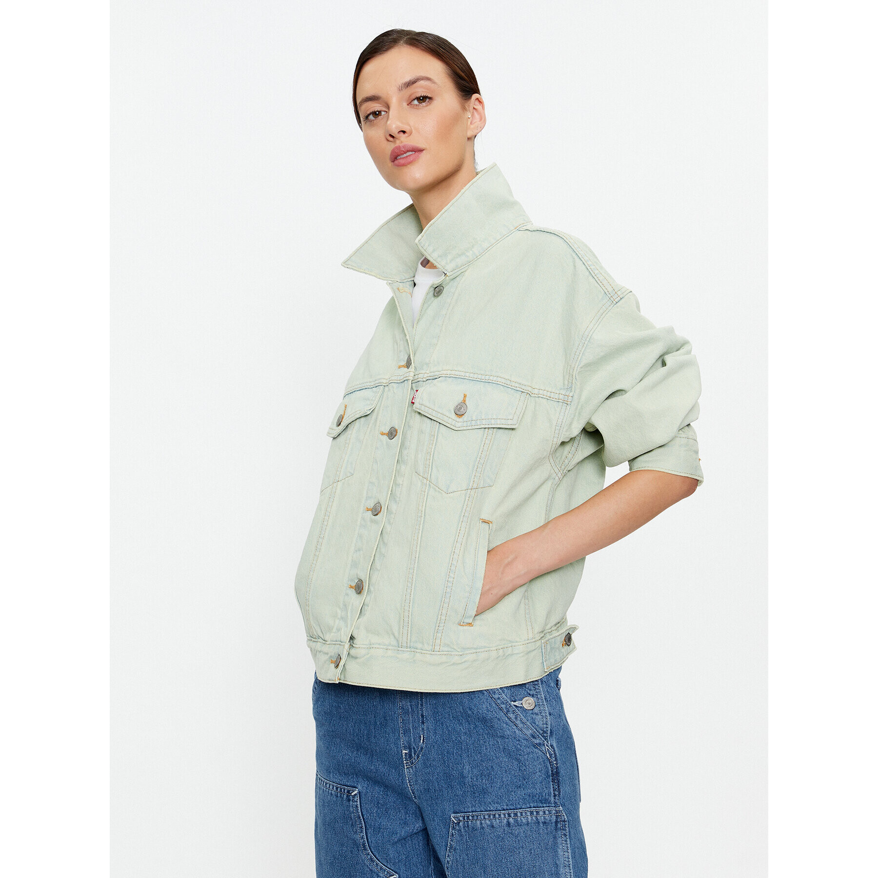 Levi's® Farmer kabát 90's A1743-0025 Zöld Relaxed Fit - Pepit.hu