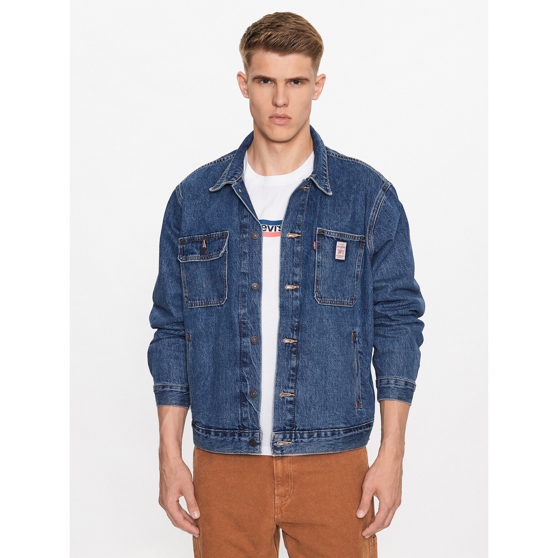 Levi's® Farmer kabát Sunrise A4820-0000 Kék Loose Fit - Pepit.hu