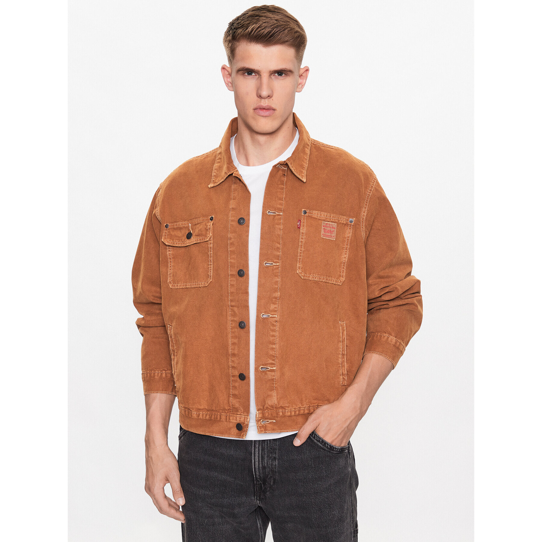 Levi's® Farmer kabát Sunrise A4820-0004 Barna Loose Fit - Pepit.hu