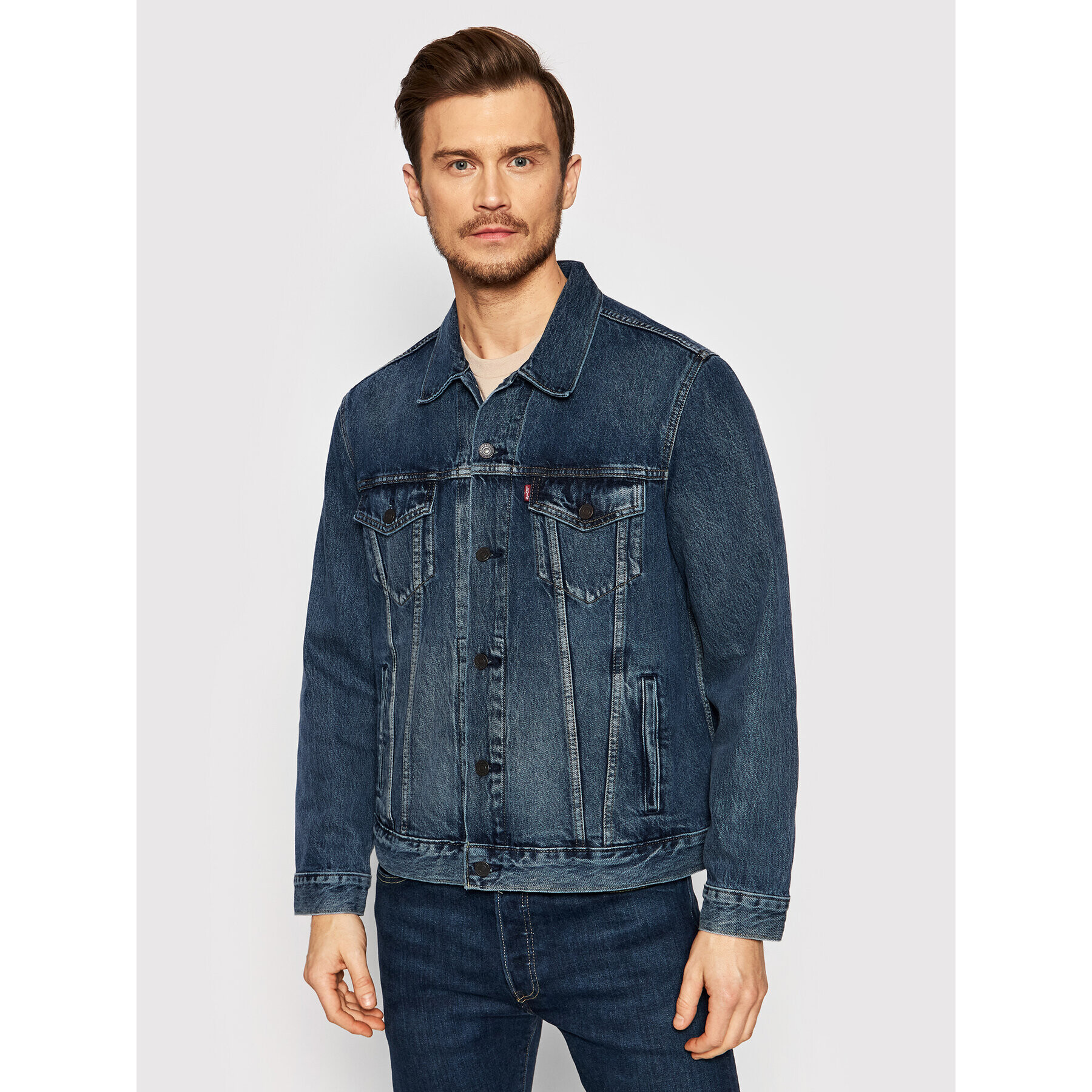 Levi's® Farmer kabát Trucker 72334-0573 Sötétkék Regular Fit - Pepit.hu