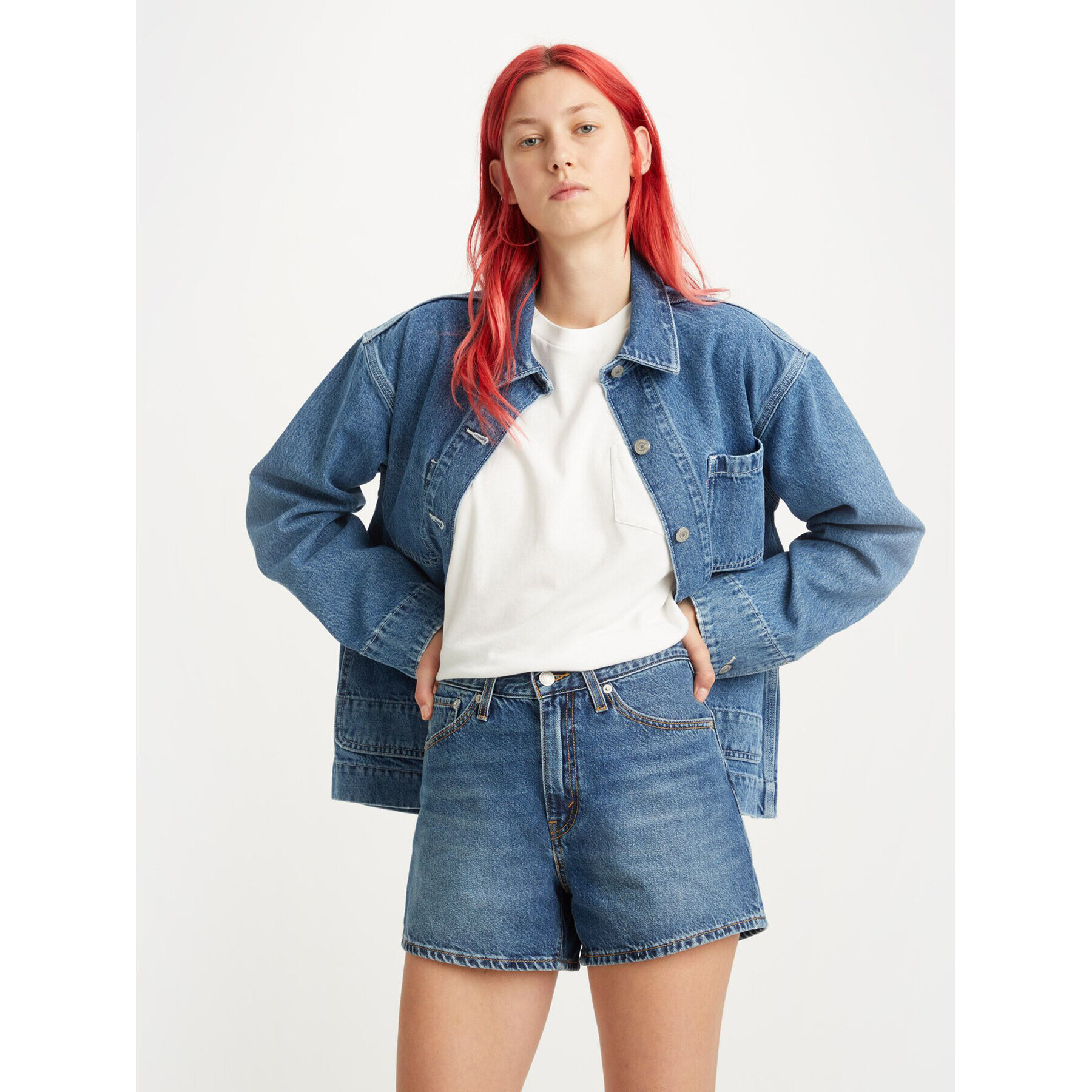 Levi's® Farmer rövidnadrág 80'S A46950003 Kék Loose Fit - Pepit.hu