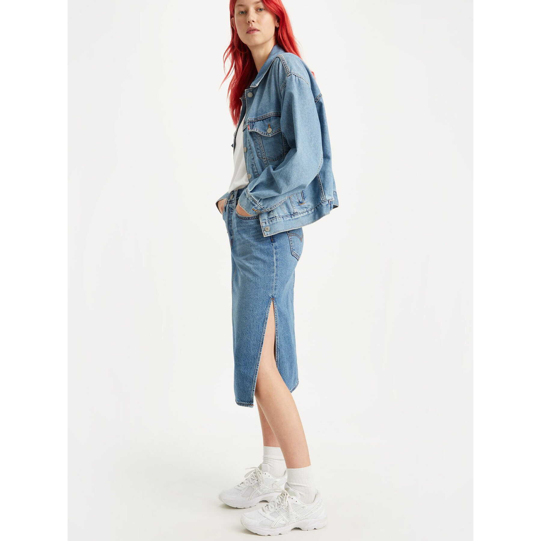 Levi's® Farmer szoknya A47110000 Kék Regular Fit - Pepit.hu