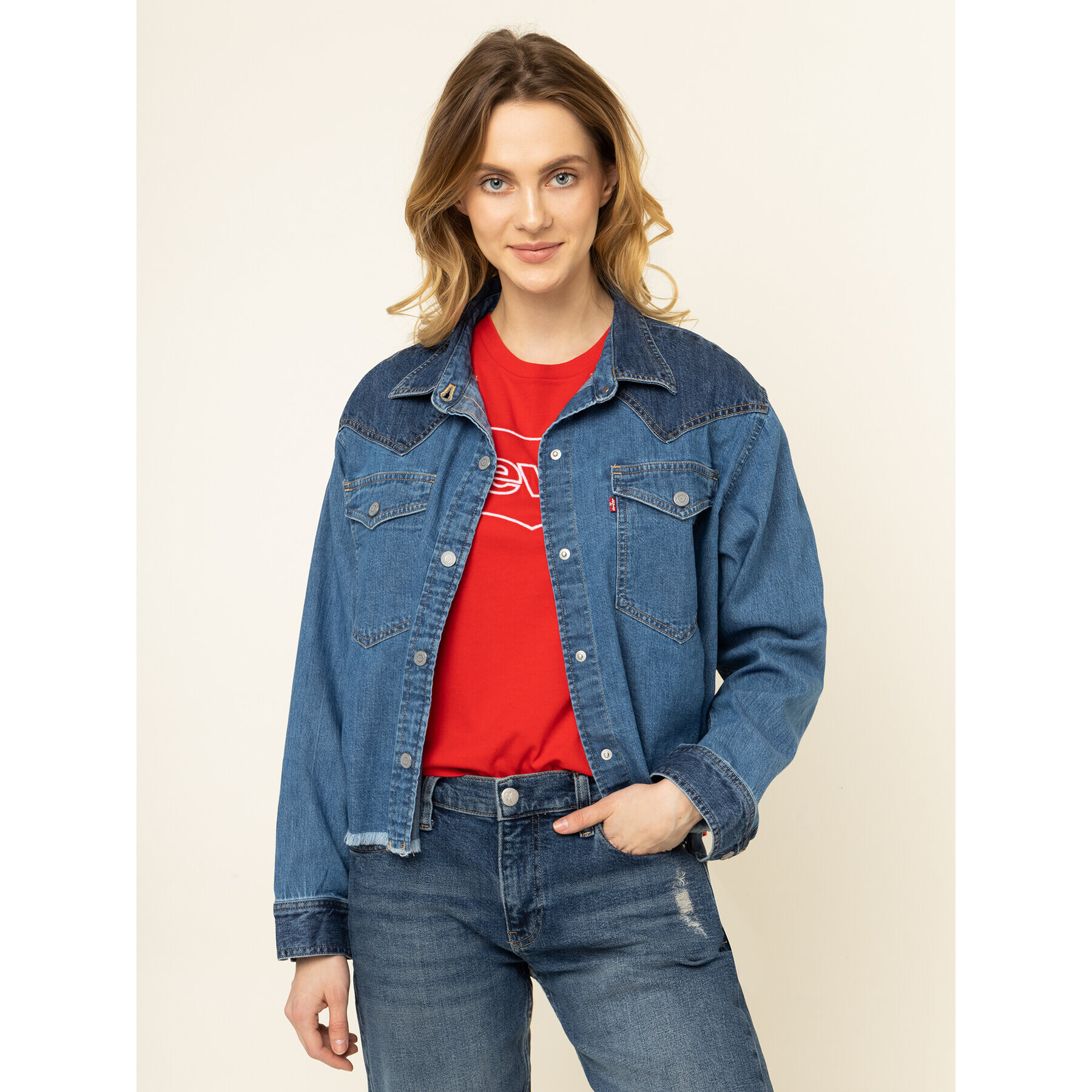 Levi's® Farmering 81839-0000 Sötétkék Regular Fit - Pepit.hu