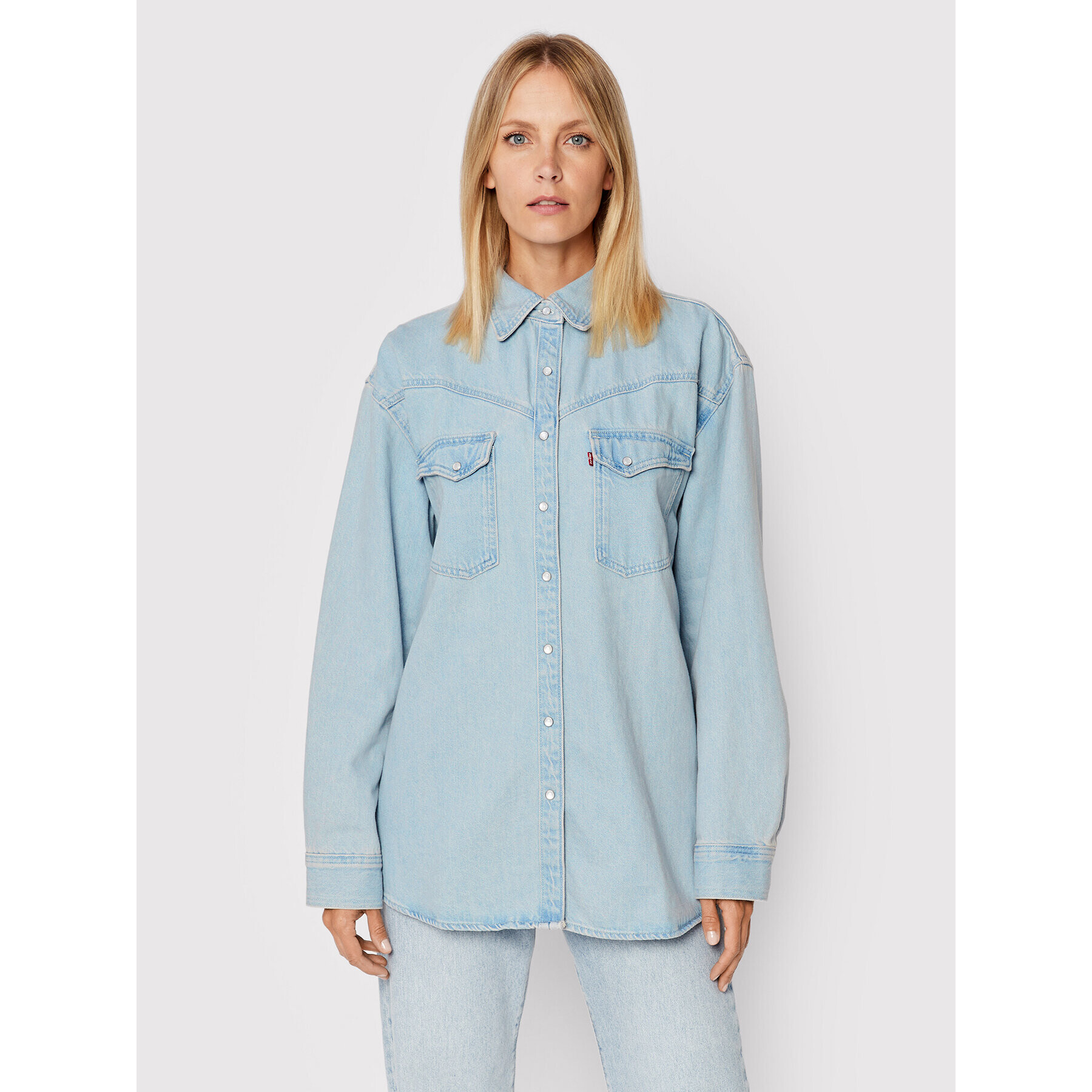 Levi's® Farmering Dorsey Western A3364-0001 Kék Oversize - Pepit.hu