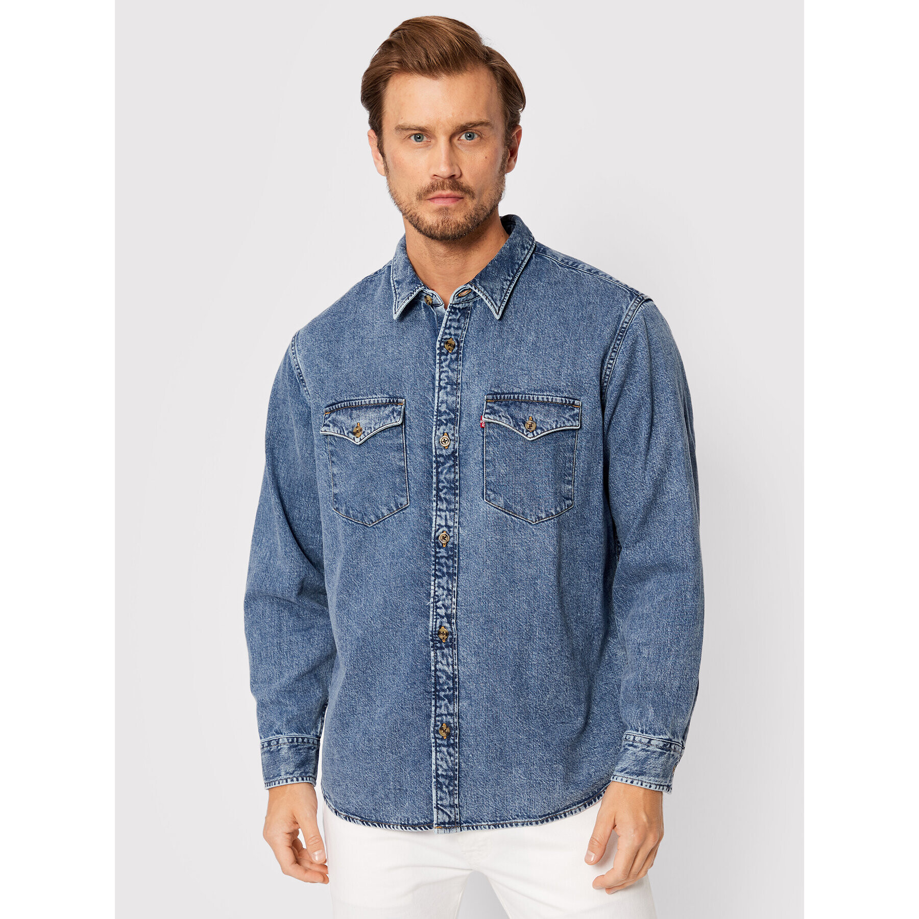 Levi's® Farmering Western A1919-0014 Kék Relaxed Fit - Pepit.hu