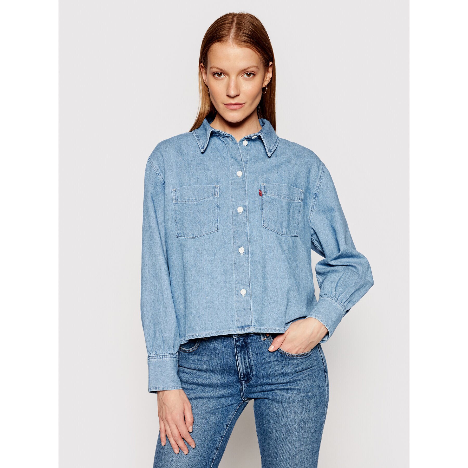 Levi's® Farmering Zoey 29431-0007 Kék Regular Fit - Pepit.hu