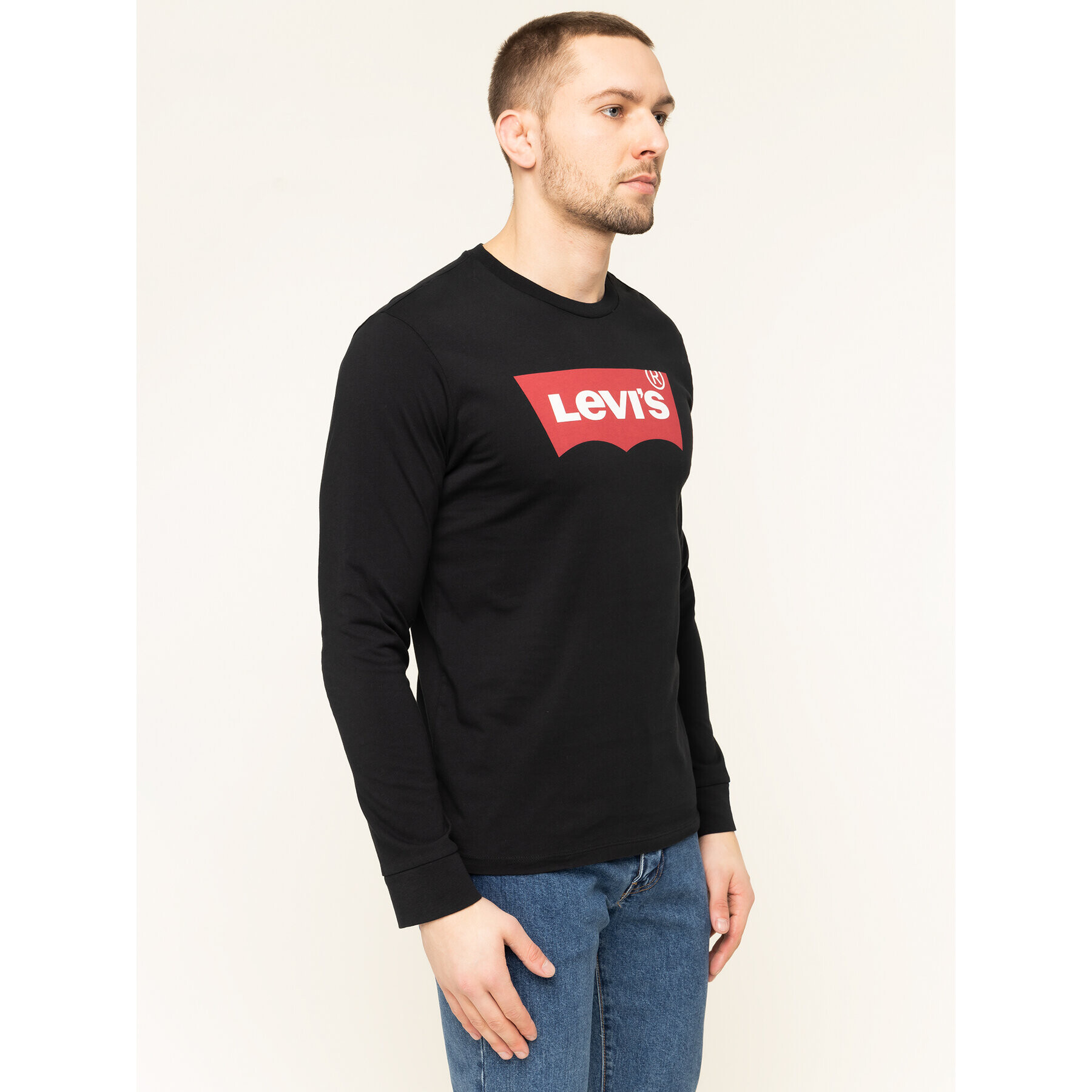 Levi's® Hosszú ujjú Graphic Tee 36015-0013 Fekete Regular Fit - Pepit.hu