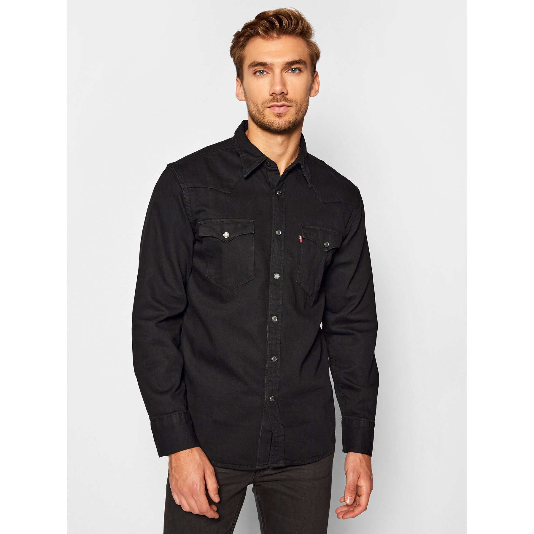 Levi's® Ing Barstow Western Standard 85744-0002 Fekete Standard Fit - Pepit.hu