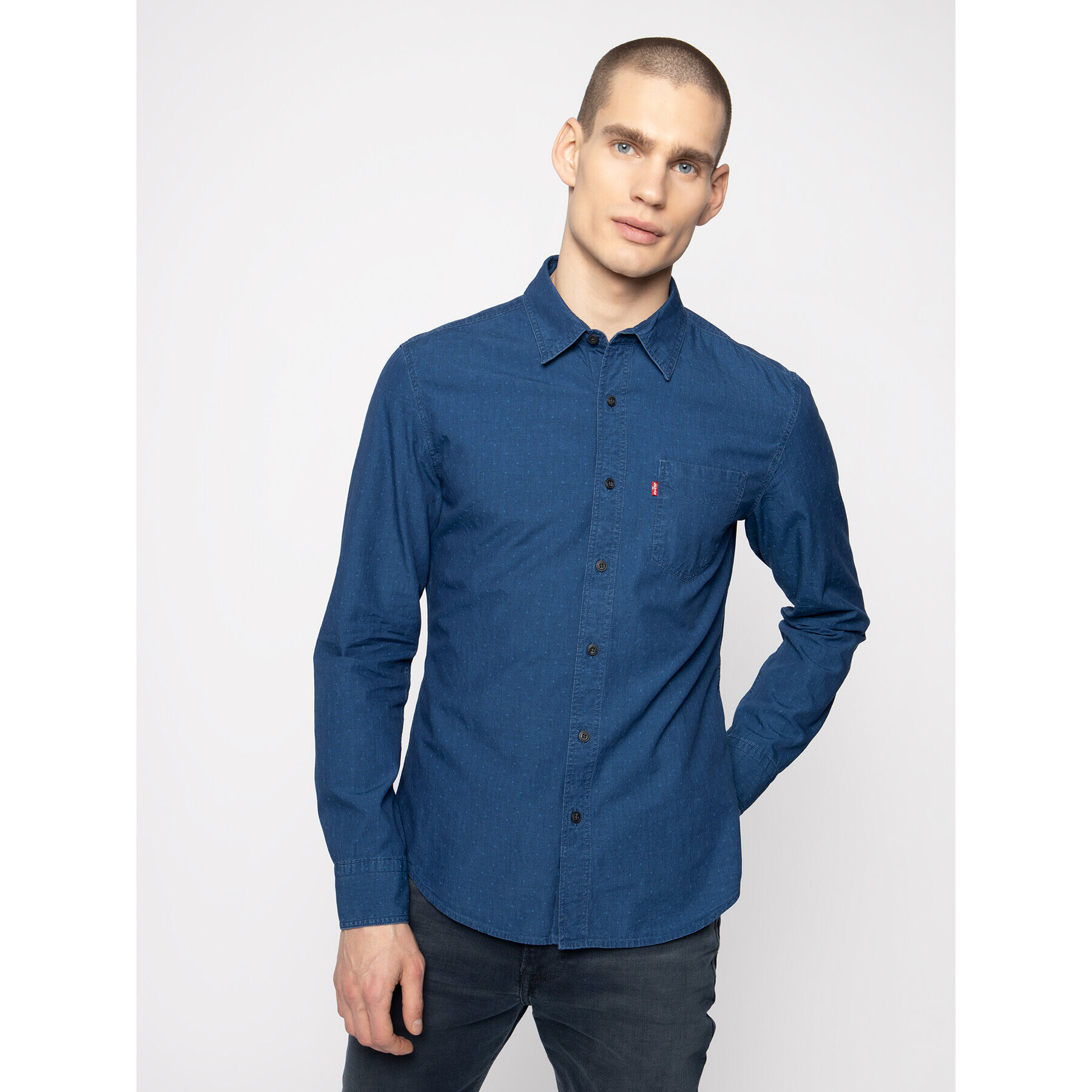 Levi's® Ing Sunset One Pocket 86619-0006 Sötétkék Slim Fit - Pepit.hu