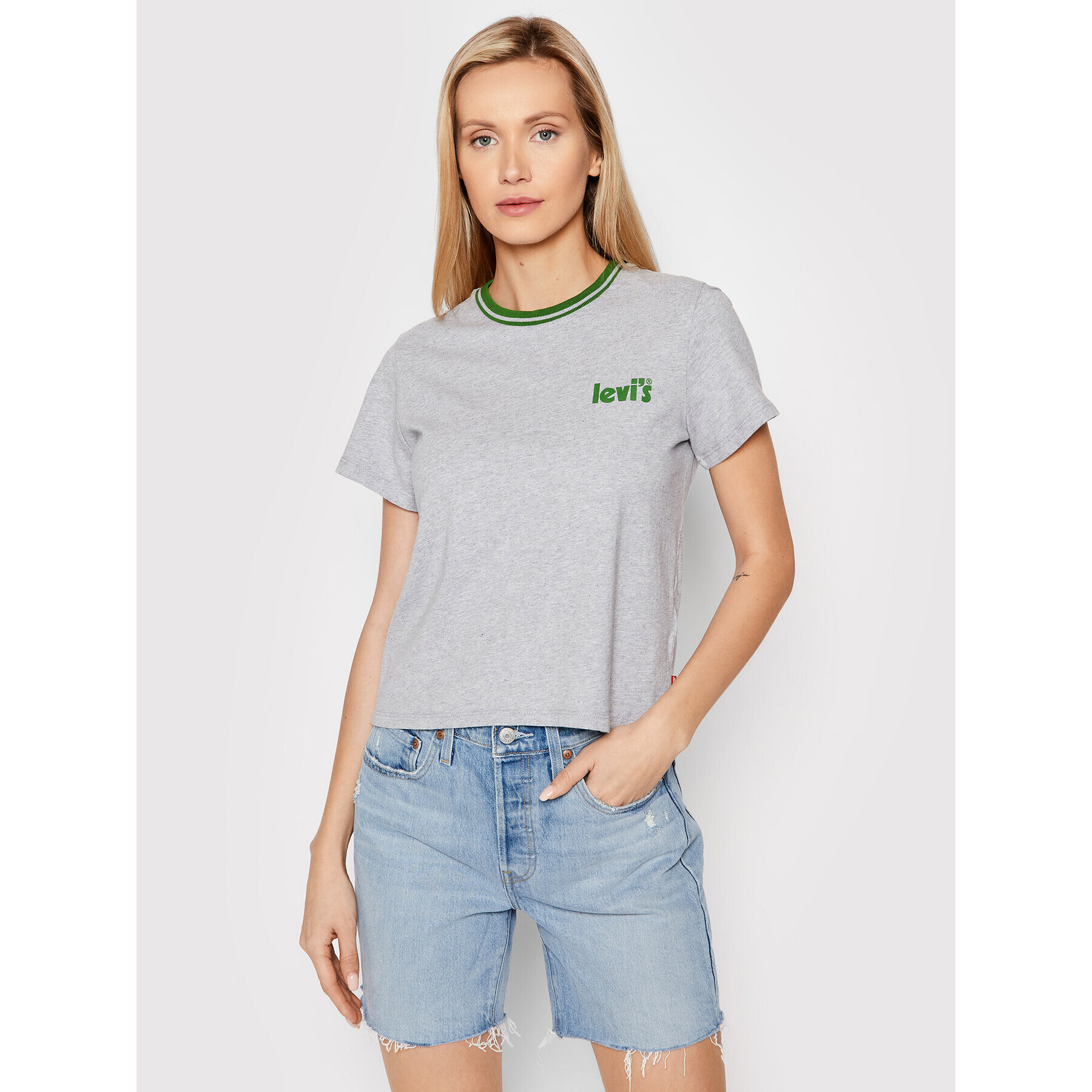 Levi's® Póló A0458-0046 Szürke Regular Fit - Pepit.hu