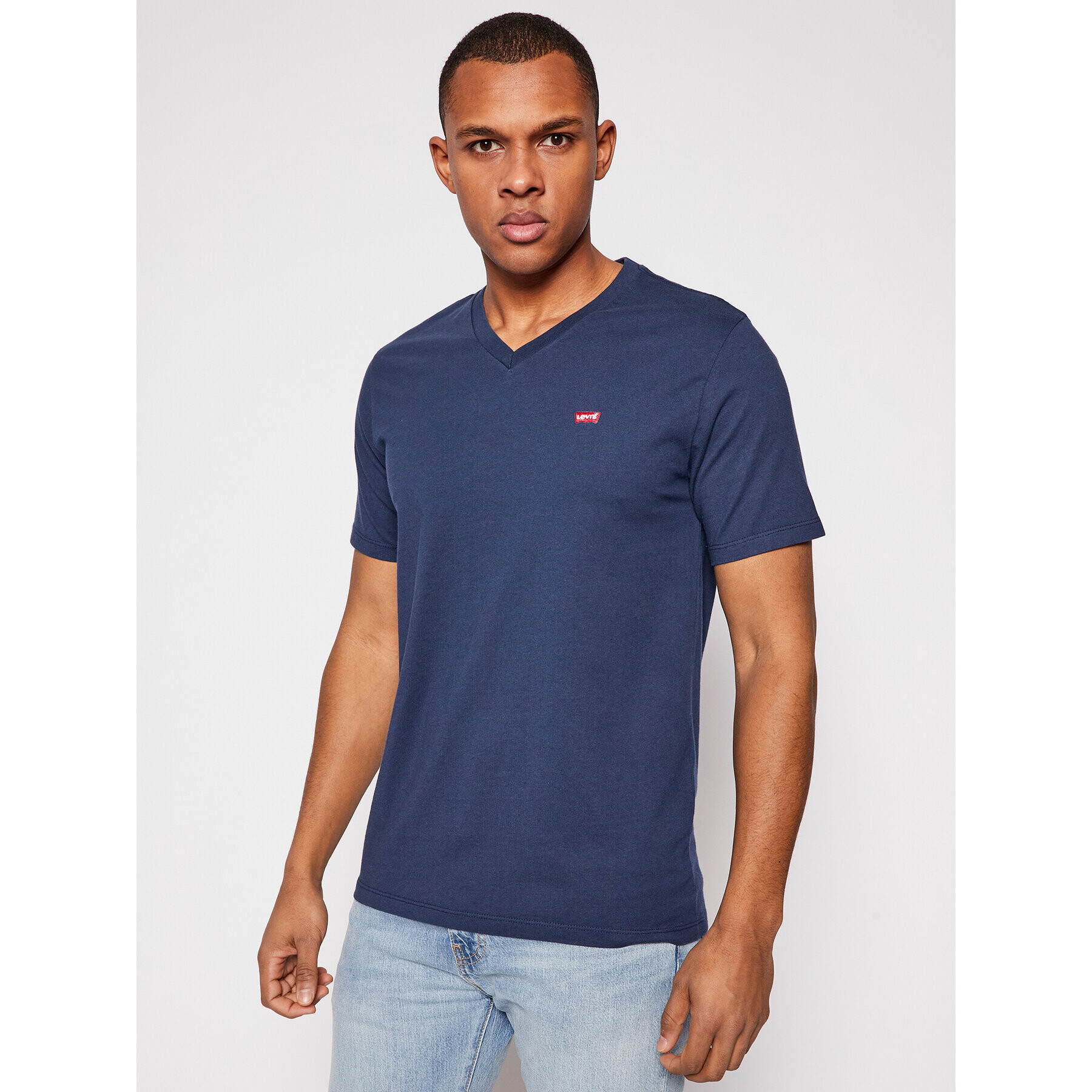 Levi's® Póló Original Housemark Tee 85641-0002 Sötétkék Standard Fit - Pepit.hu