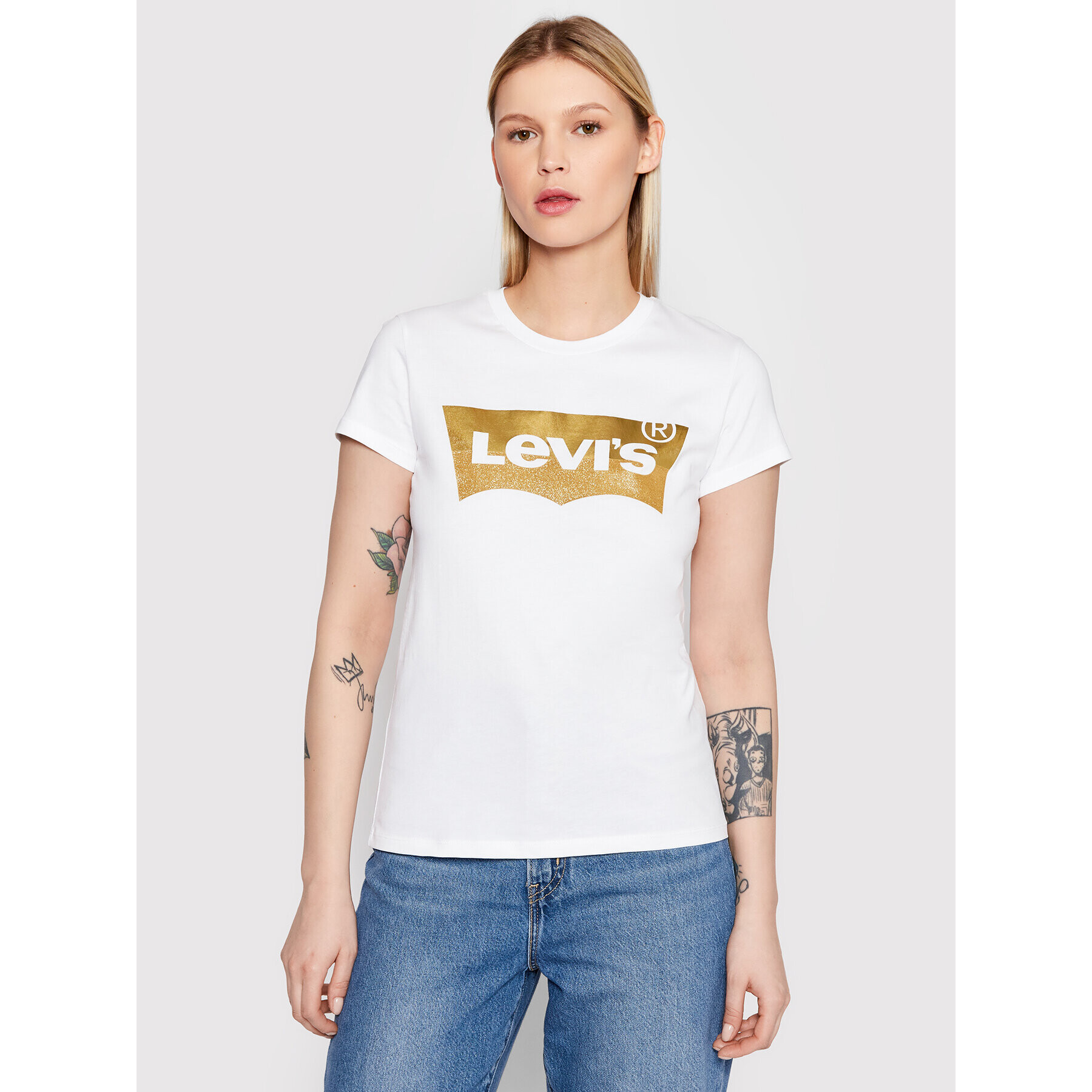 Levi's® Póló Perfect 17369-0453 Fehér Regular Fit - Pepit.hu