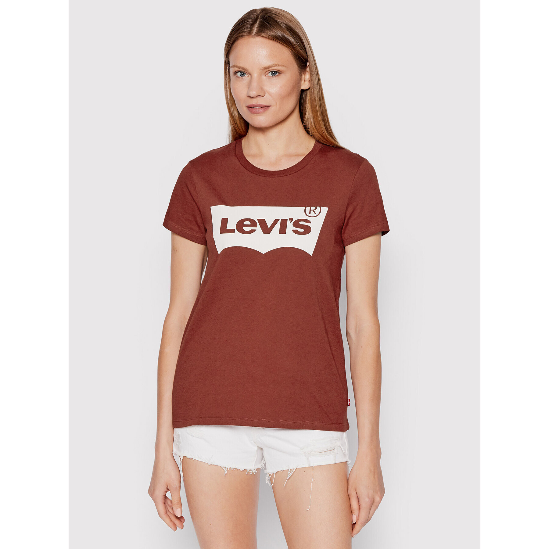 Levi's® Póló Perfect 17369-1925 Barna Casual Fit - Pepit.hu