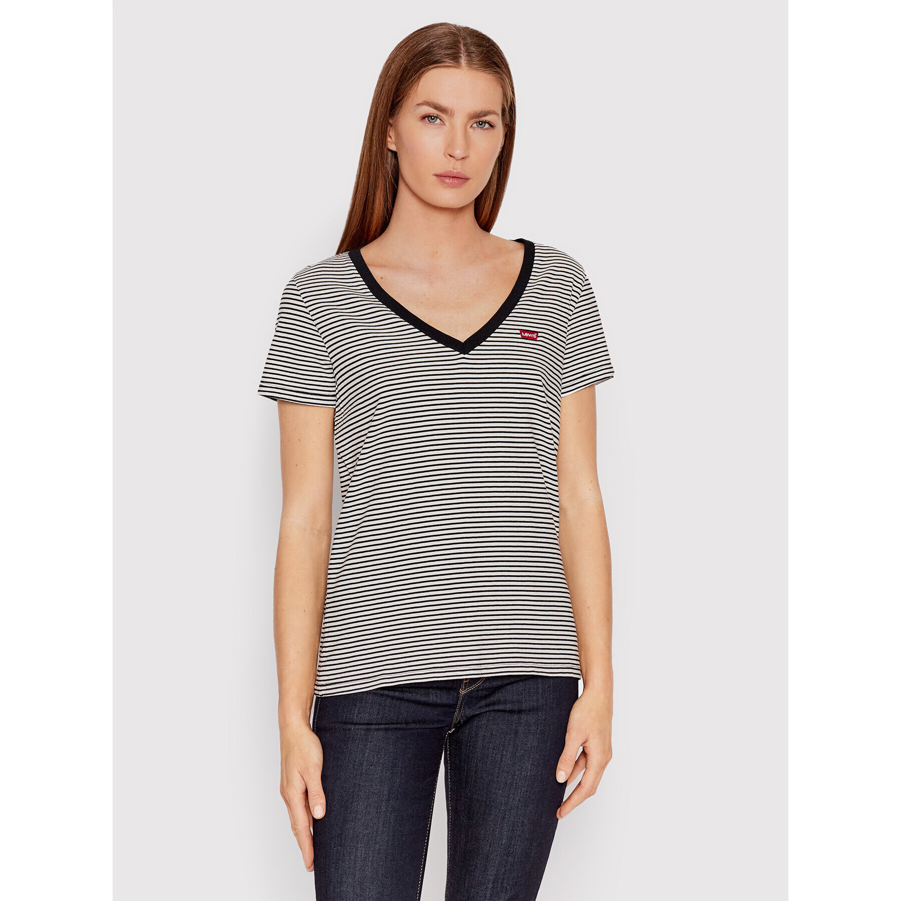 Levi's® Póló Perfect V-Neck Tee 85341-0004 Színes Regular Fit - Pepit.hu