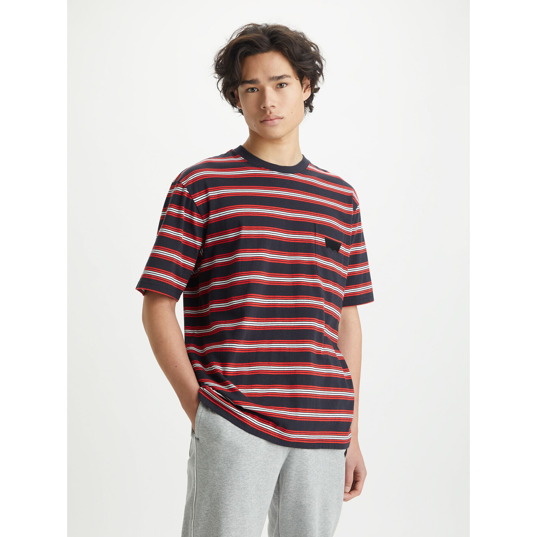 Levi's® Póló Stay Loose Graphic Tee A52430001 Színes Oversize - Pepit.hu