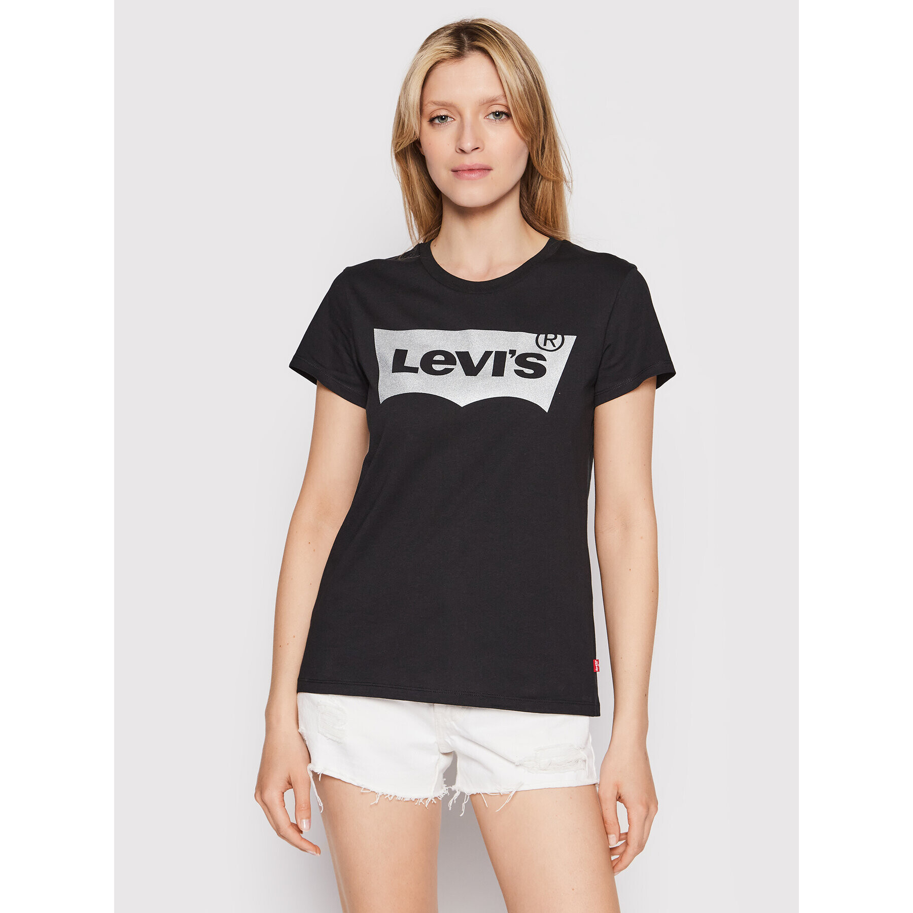 Levi's® Póló The Perfect 17369-0483 Fekete Regular Fit - Pepit.hu