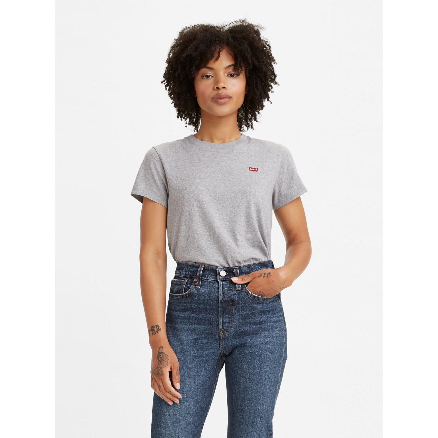 Levi's® Póló The Perfect 39185-0143 Szürke Regular Fit - Pepit.hu