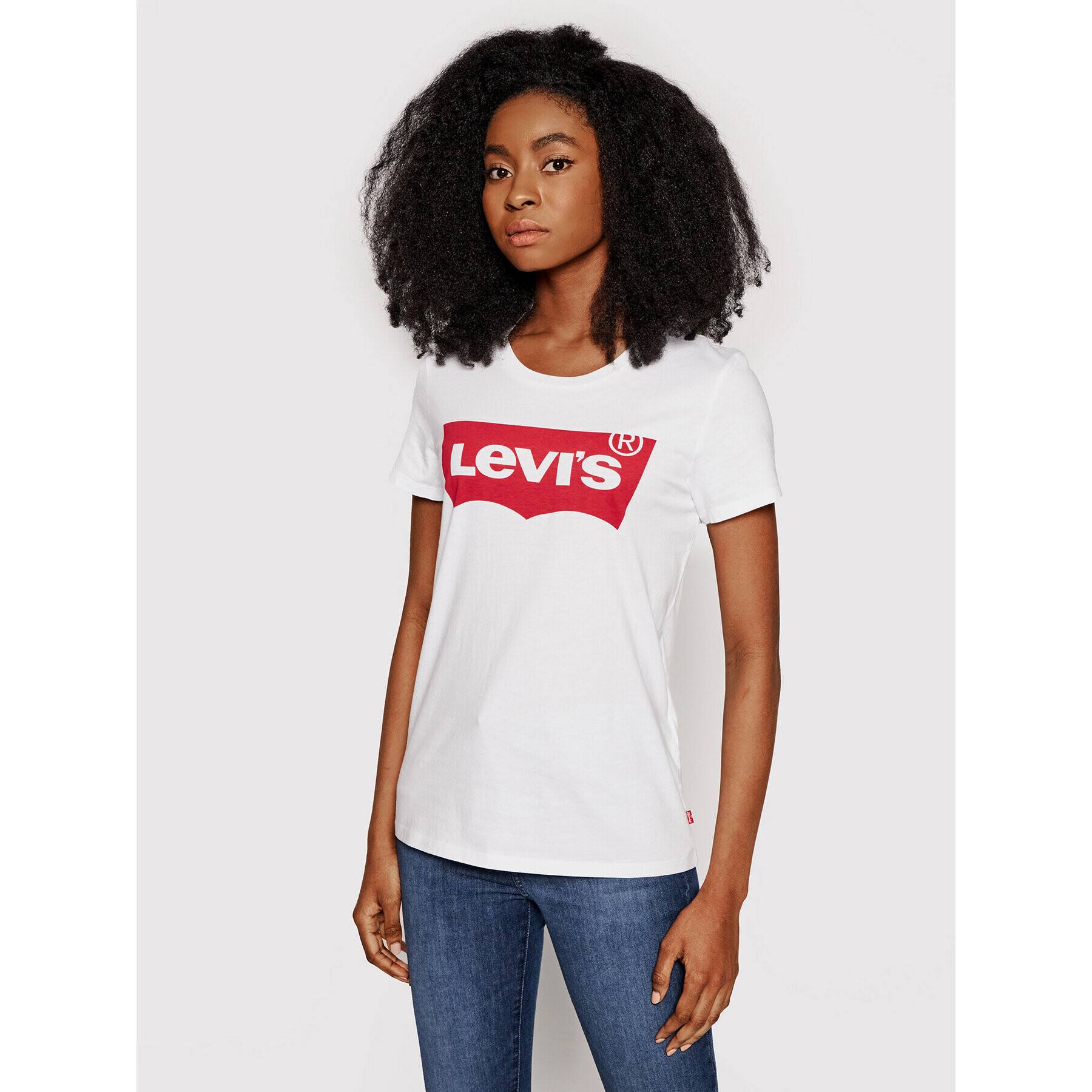 Levi's® Póló The Perfect Graphic Tee 17369-0053 Fehér Regular Fit - Pepit.hu