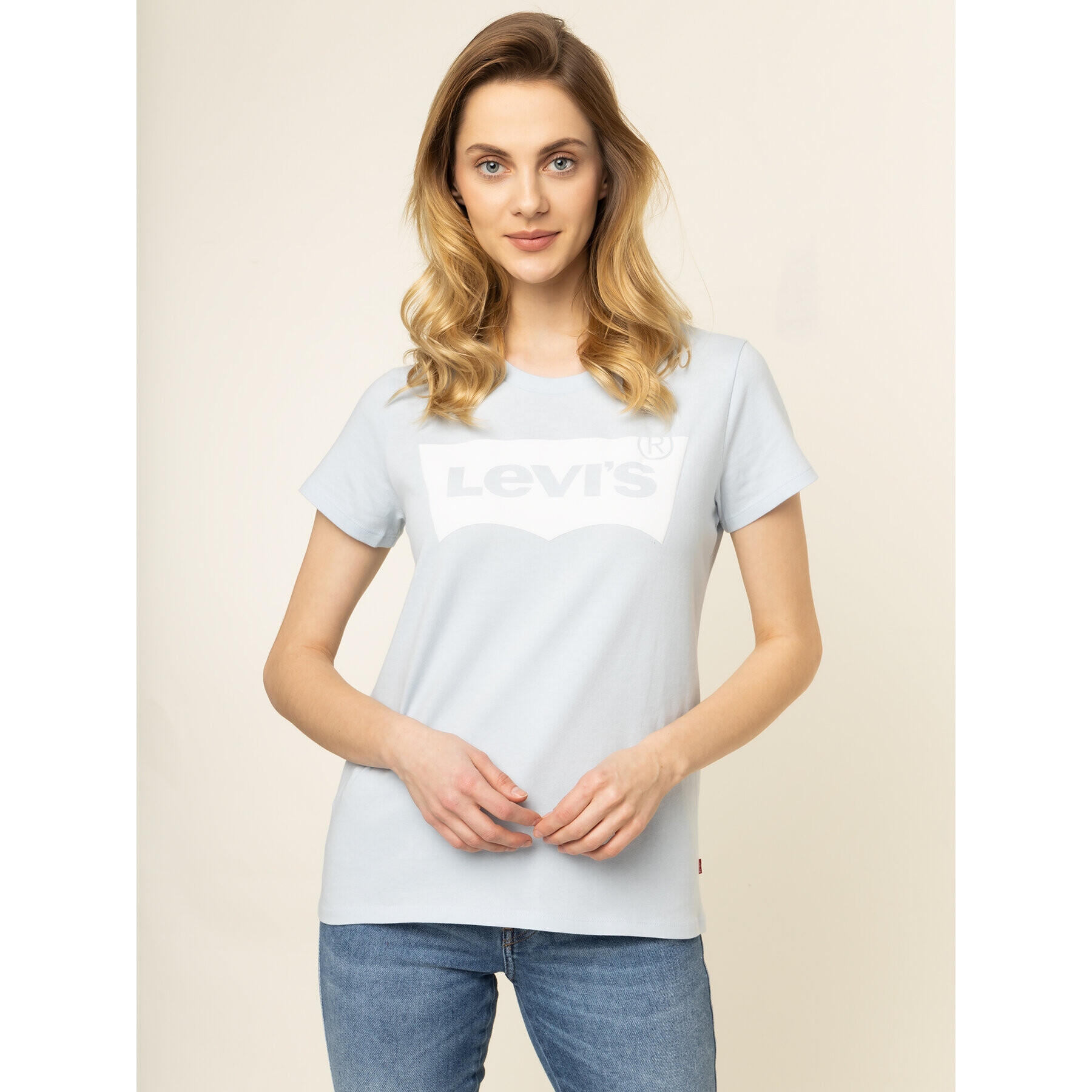 Levi's® Póló The Perfect Graphic Tee 17369-0777 Kék Regular Fit - Pepit.hu