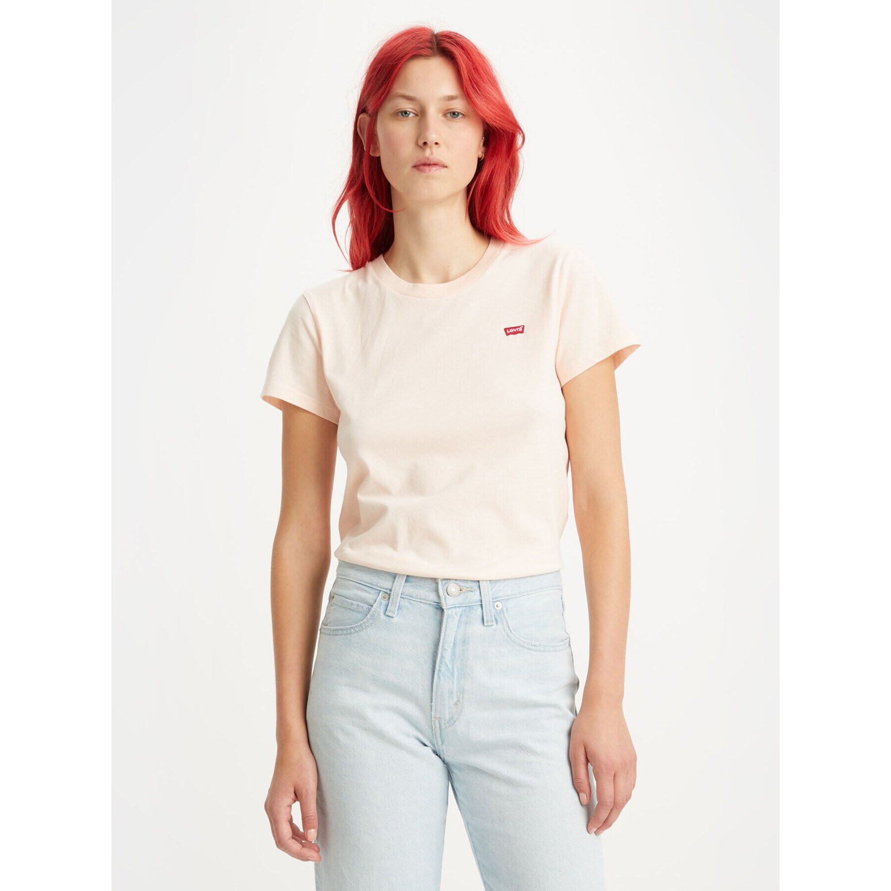 Levi's® Póló The Perfect Tee 391850209 Rózsaszín Regular Fit - Pepit.hu