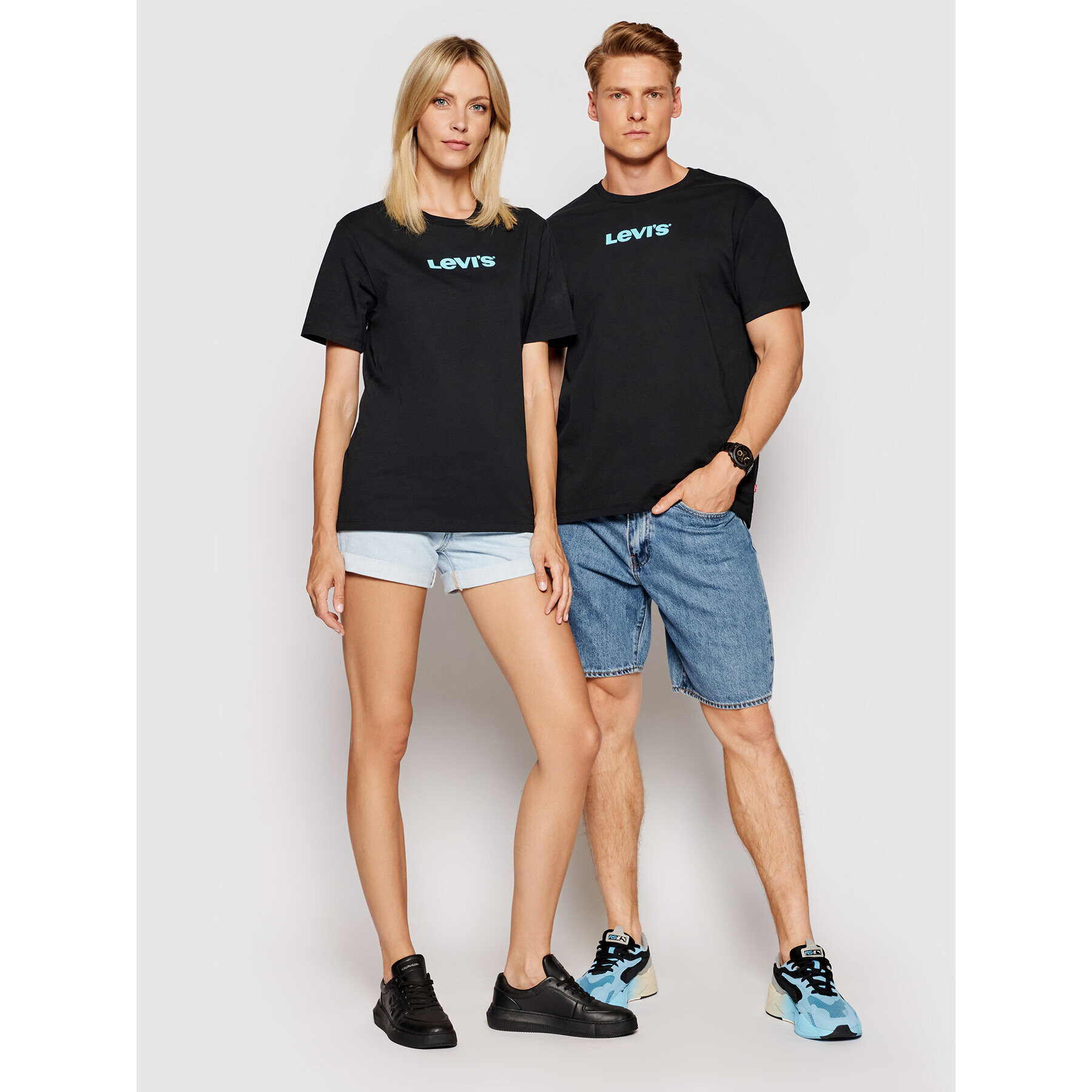 Levi's® Póló Unisex Housemark Graphic Tee A2083-0005 Fekete Standard Fit - Pepit.hu